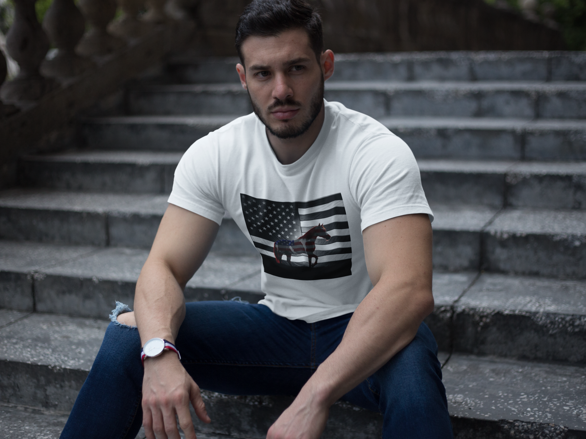 American Heritage Graphic Short Tee - "Spirit of America"