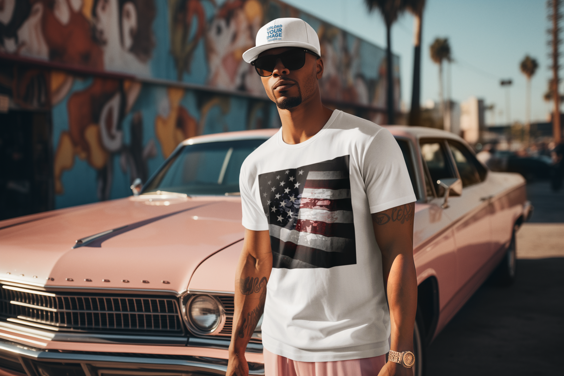 American Heritage Graphic Short Tee - "Fabric of America"
