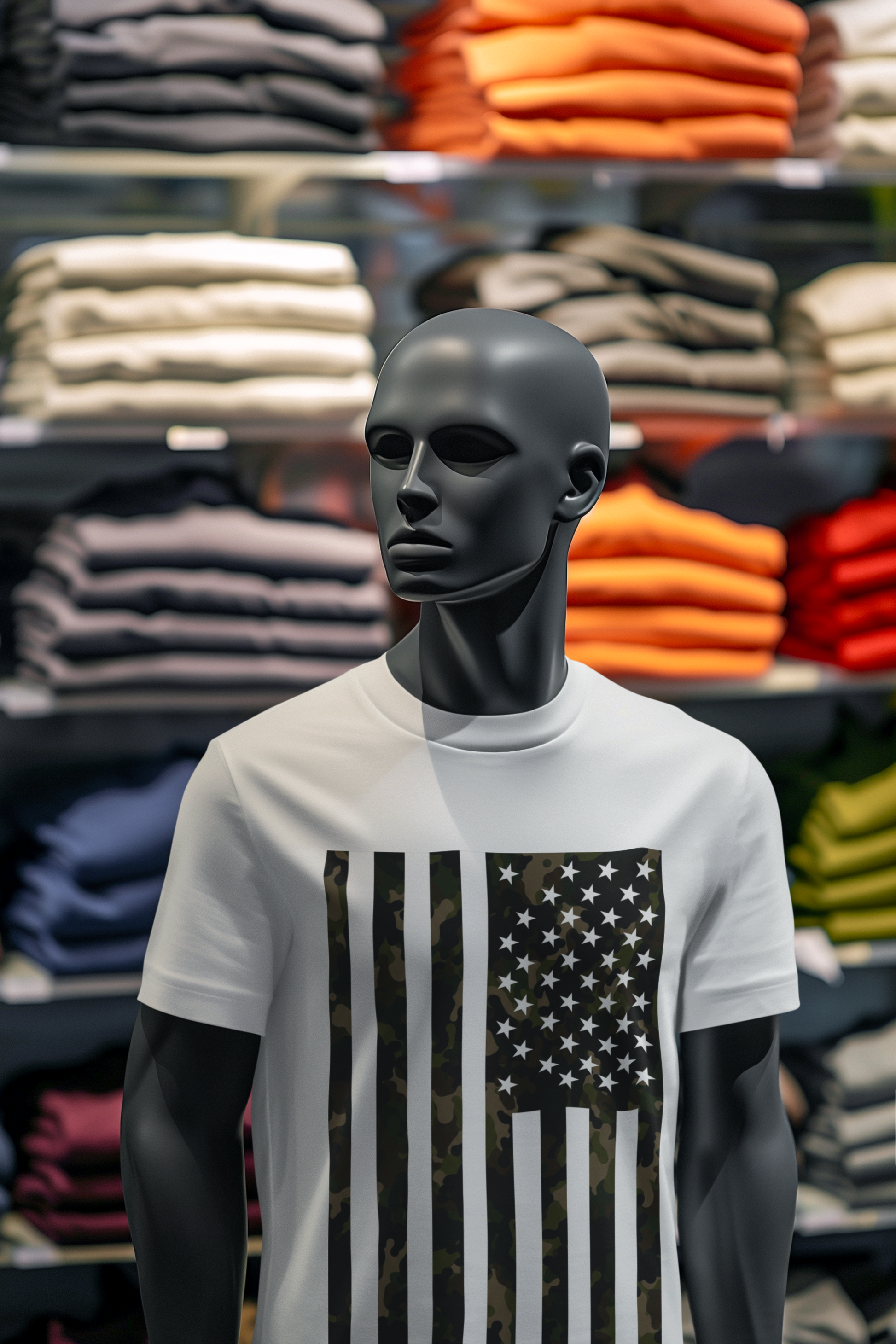 American Heritage Graphic Short Tee - "Army Green Camo"