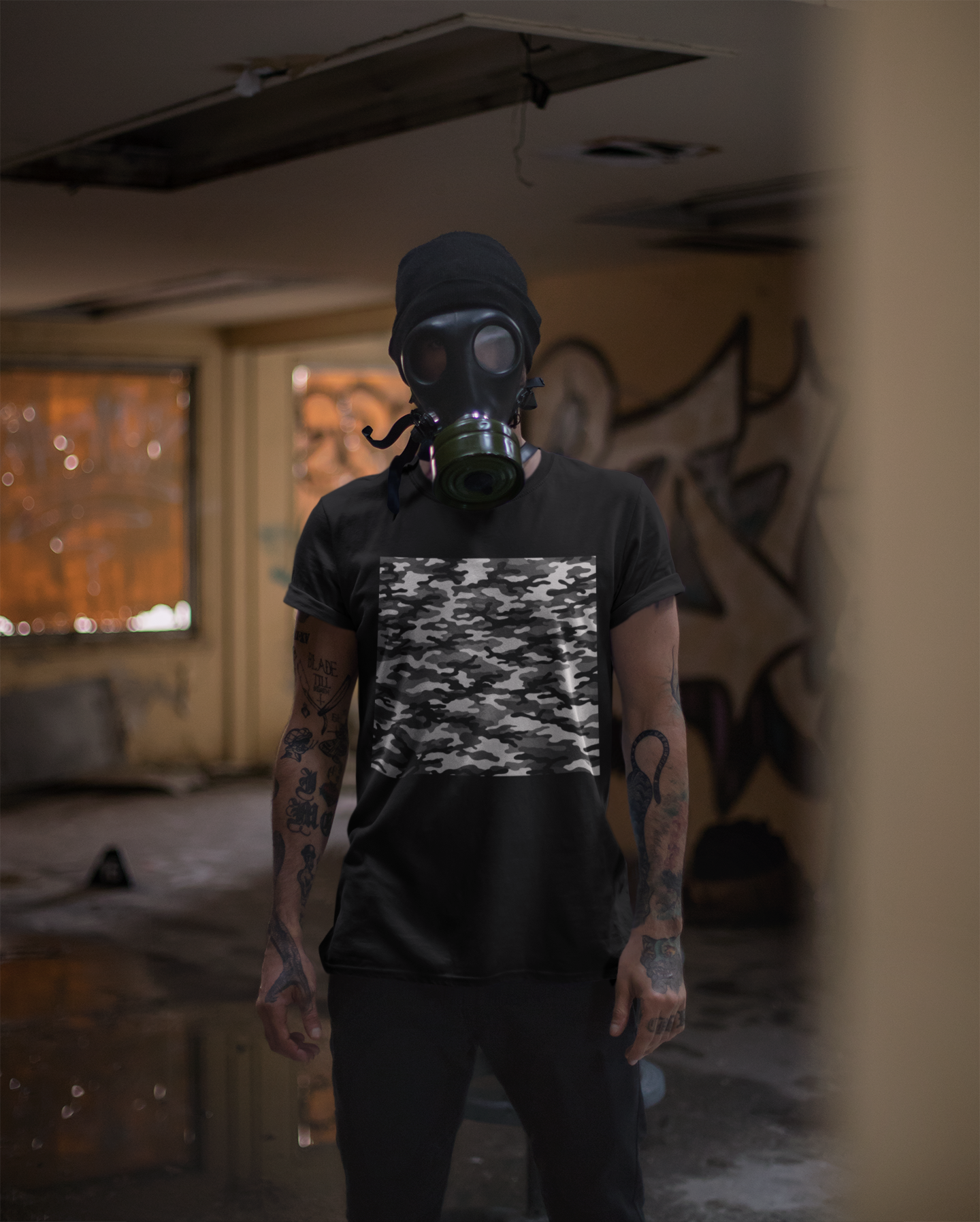 American Heritage Graphic Short Tee - Urban Warefare Camo