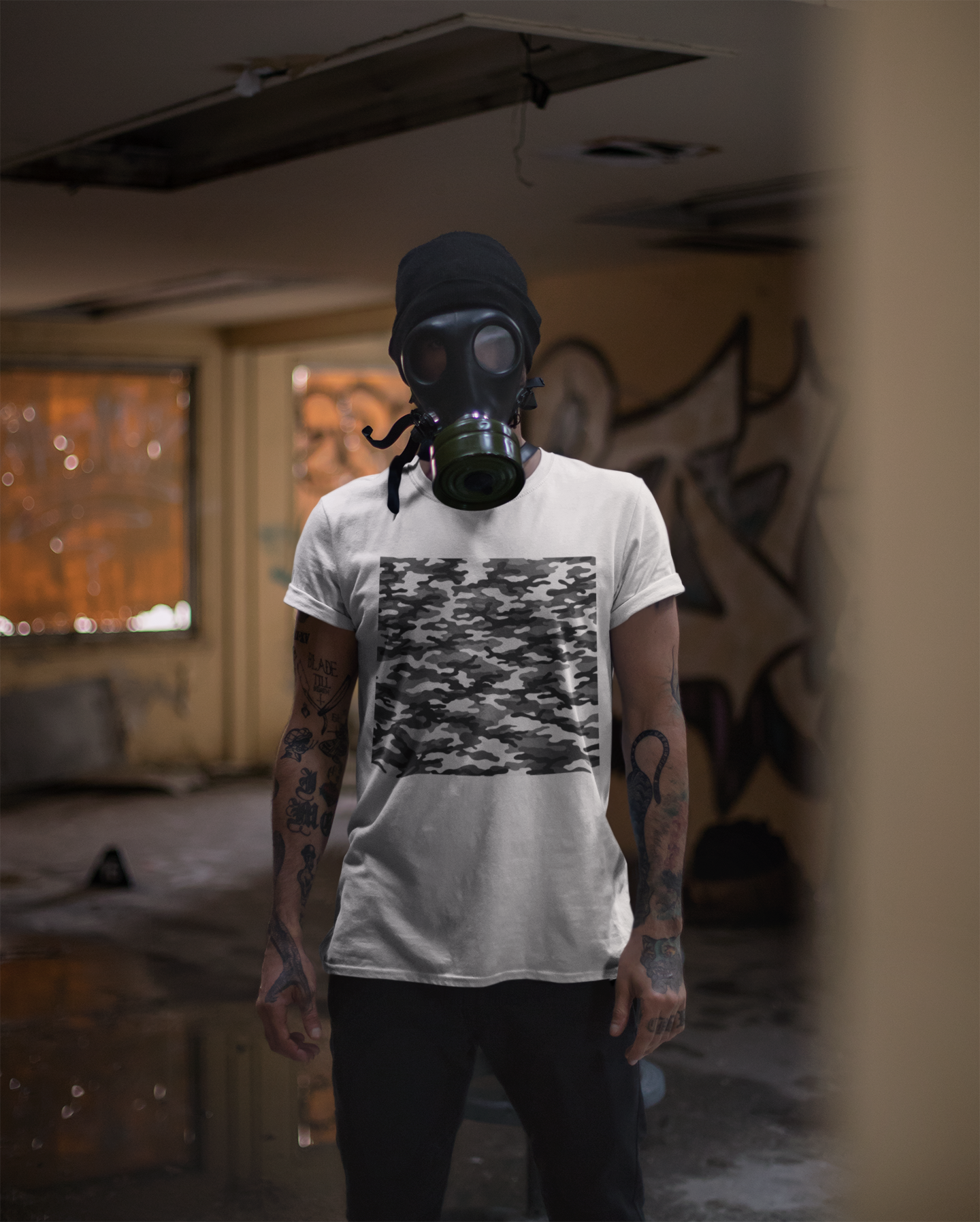 American Heritage Graphic Short Tee - Urban Warefare Camo