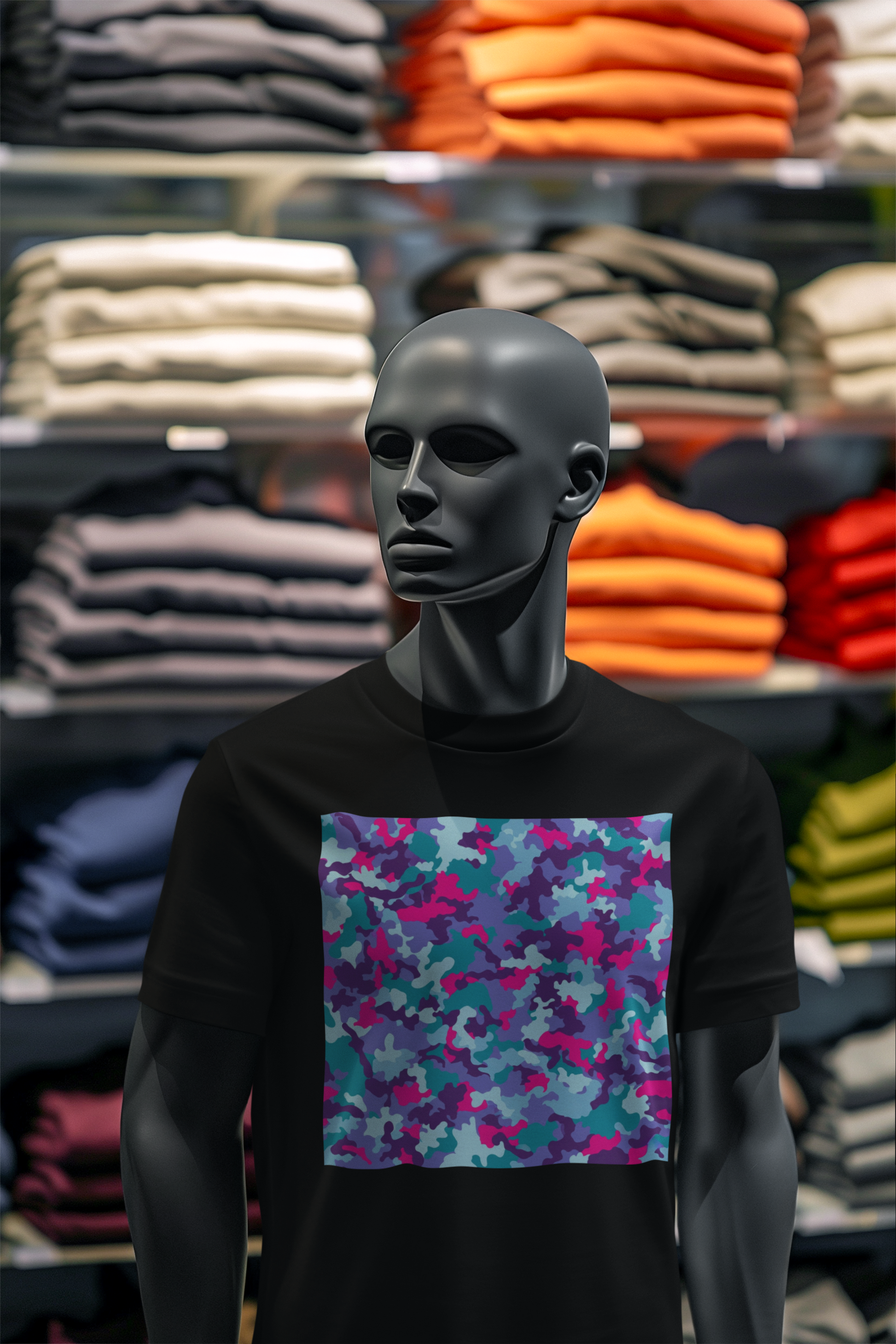 American Heritage Graphic Short Tee - Neon Urban Camo