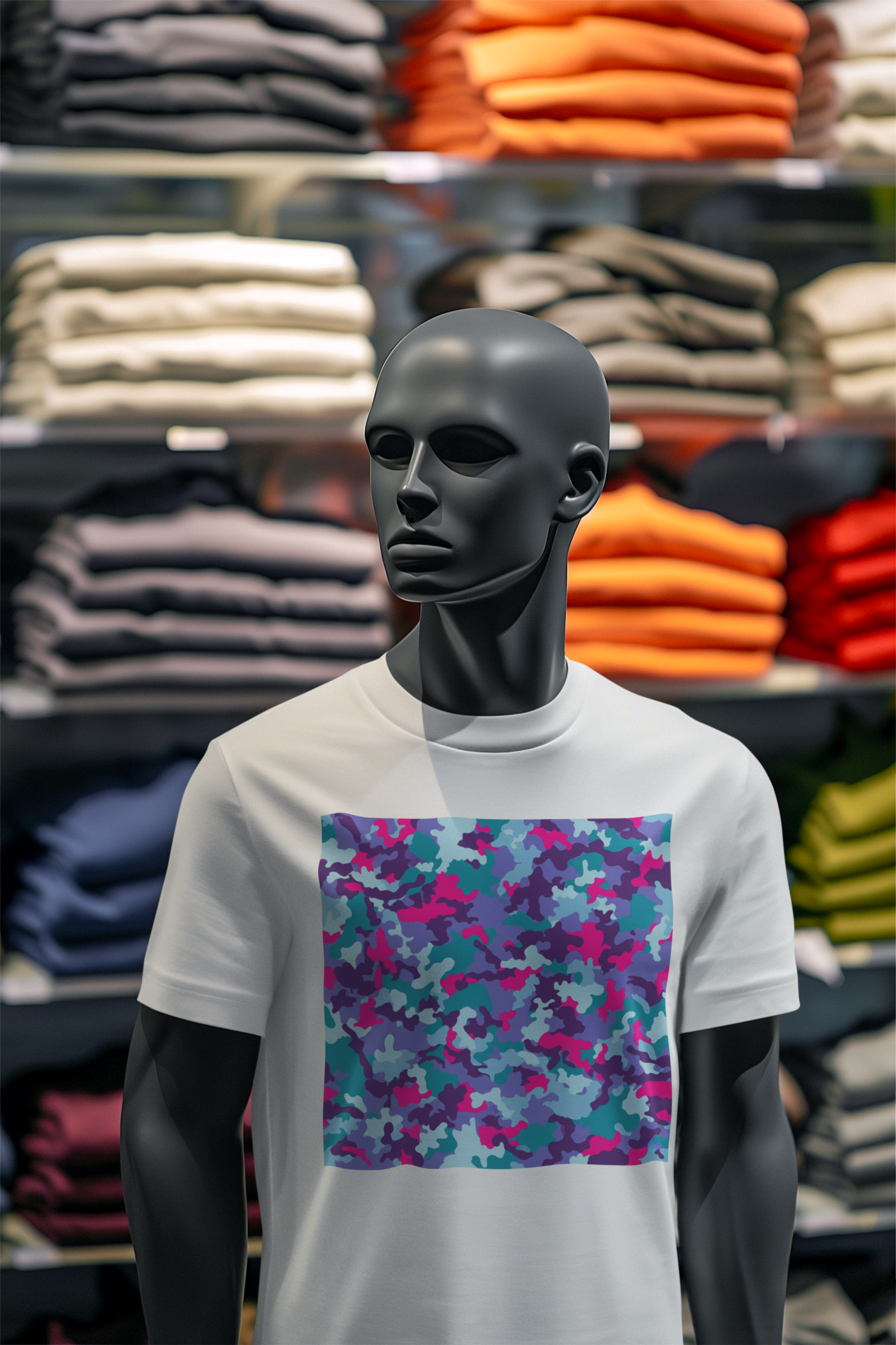 American Heritage Graphic Short Tee - Neon Urban Camo