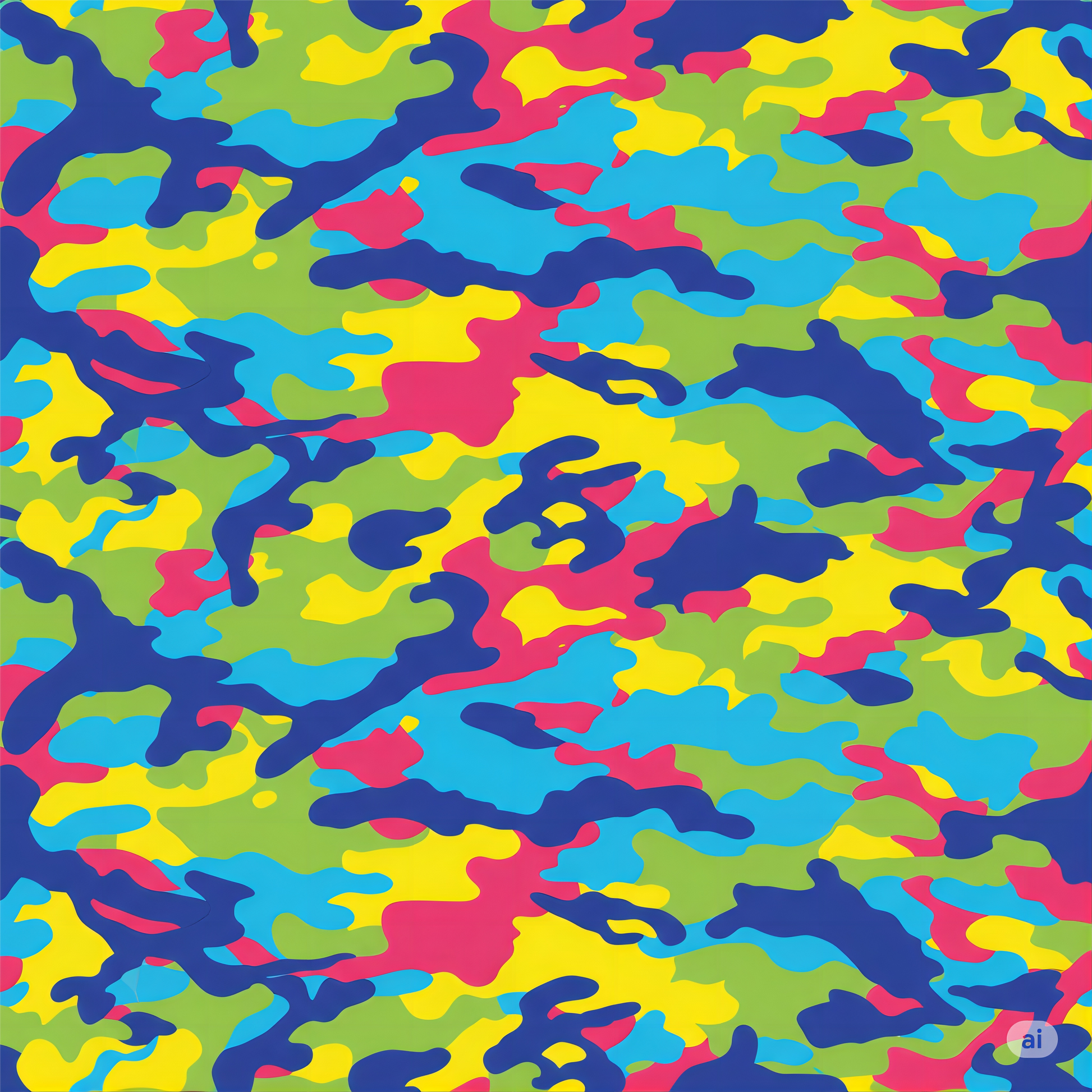 American Heritage Graphic Short Tee - Bold & Bright Camo