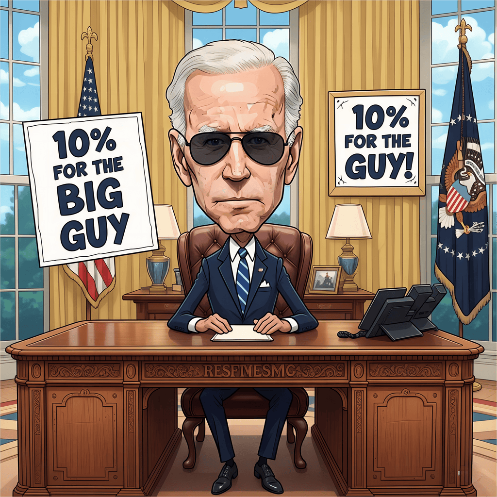 Graphic Tee - Funny Joe Biden "10% for the BIG GUY"