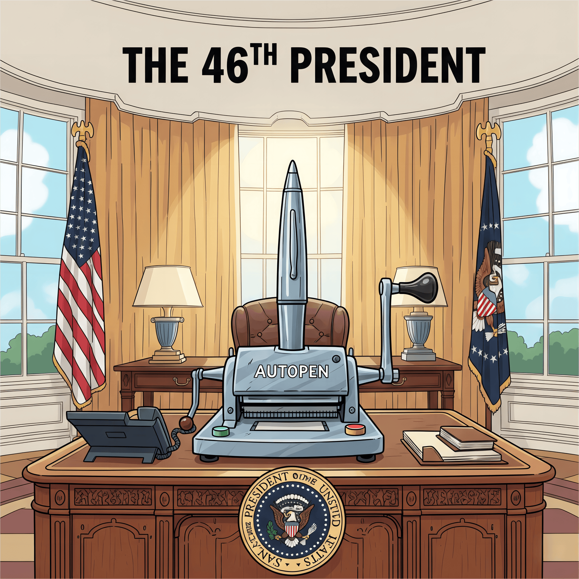 Graphic Tee - Funny Joe Biden "The 46th President: Autopen"
