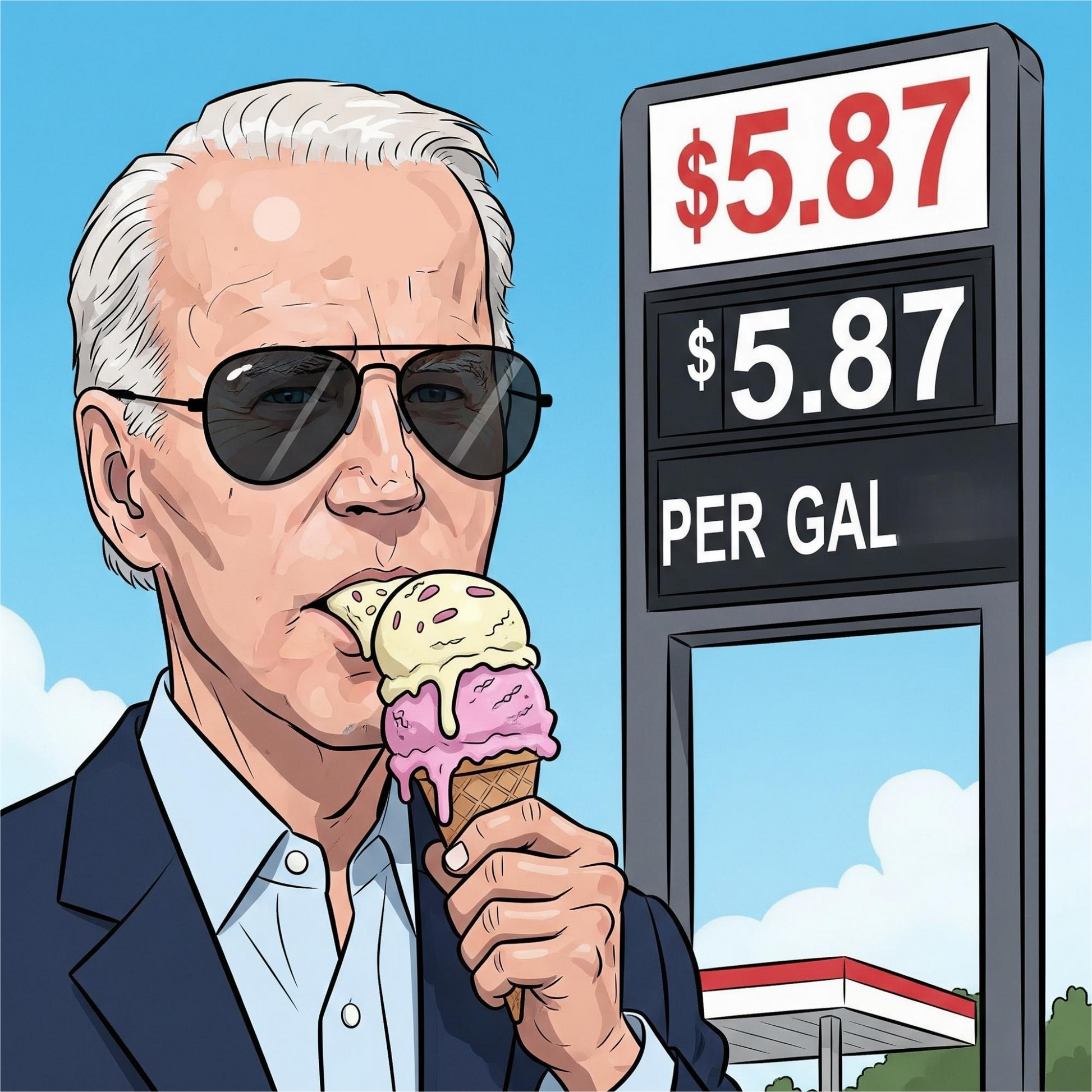 Graphic Tee - Funny Joe Biden "Fueling America"