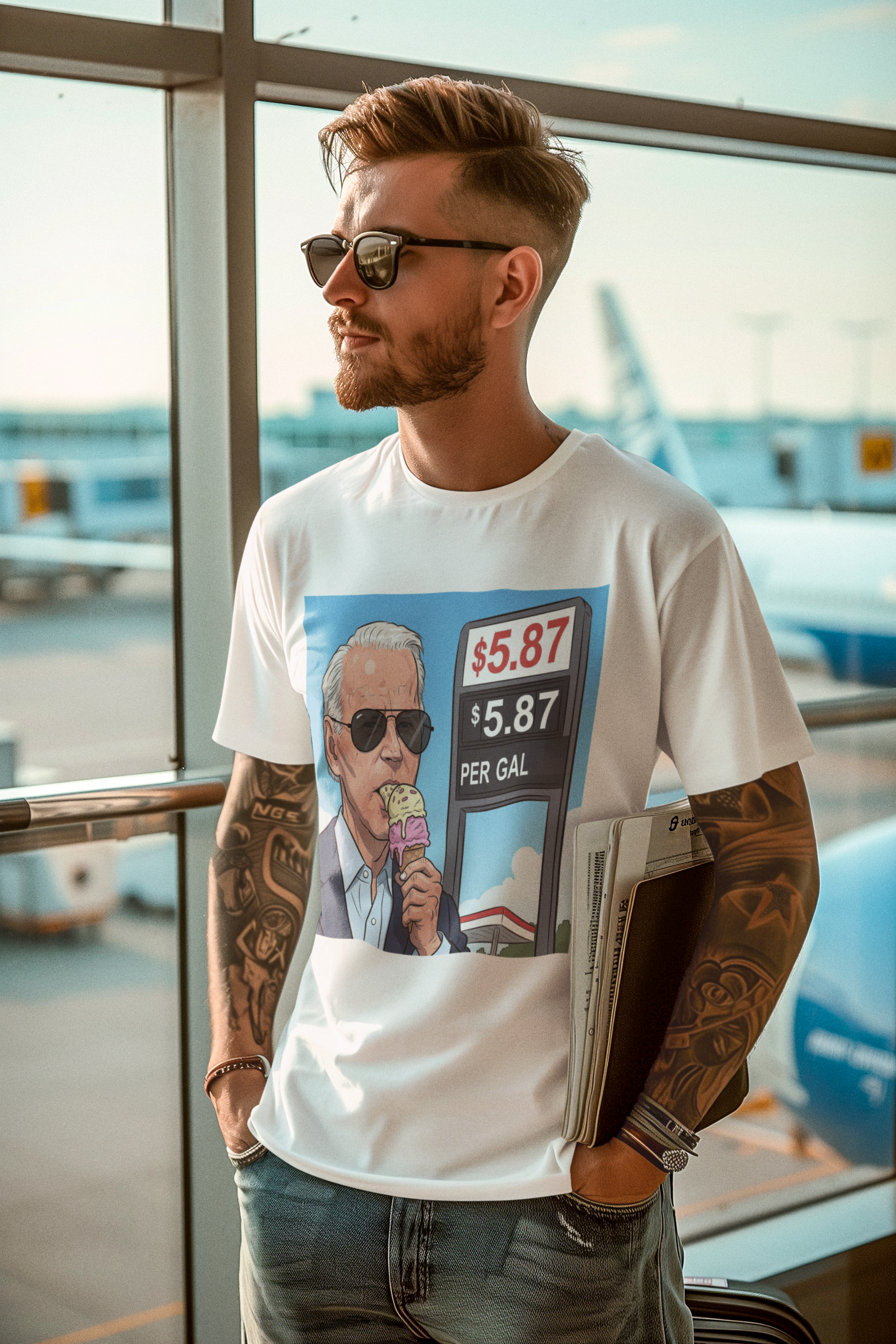 Graphic Tee - Funny Joe Biden "Fueling America"