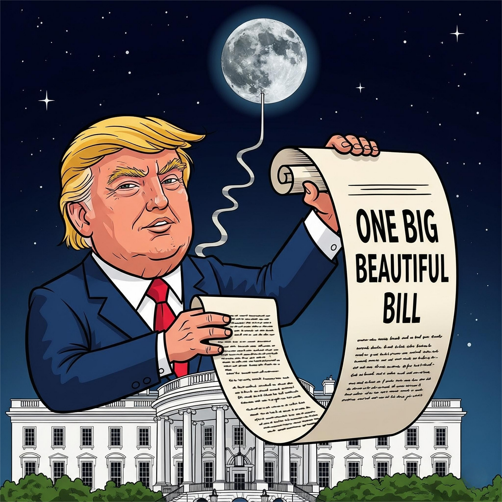 Graphic Tee - Funny "Trump's Big Beautiful Bill"