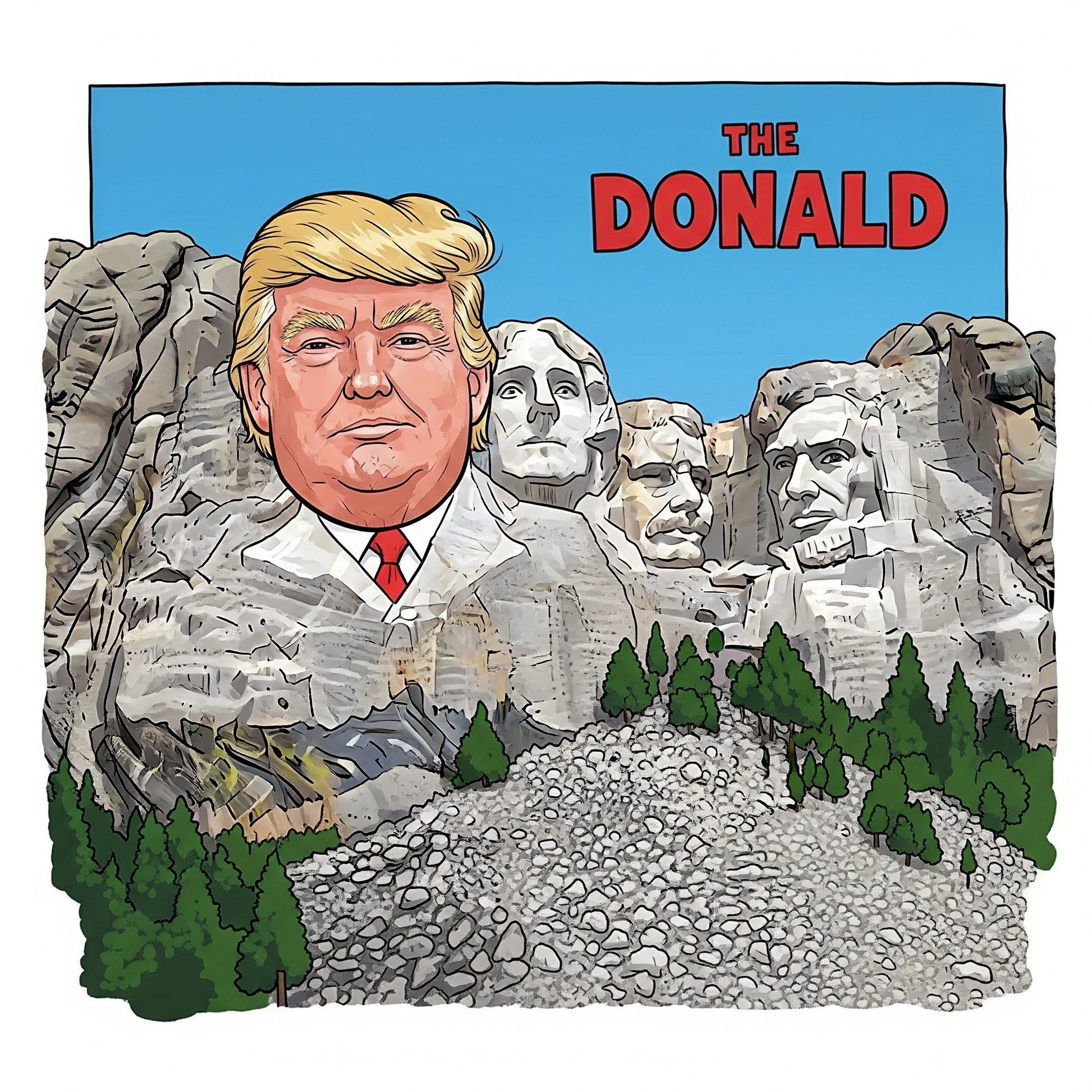 Graphic Tee - Funny "Mount Trumpmore"