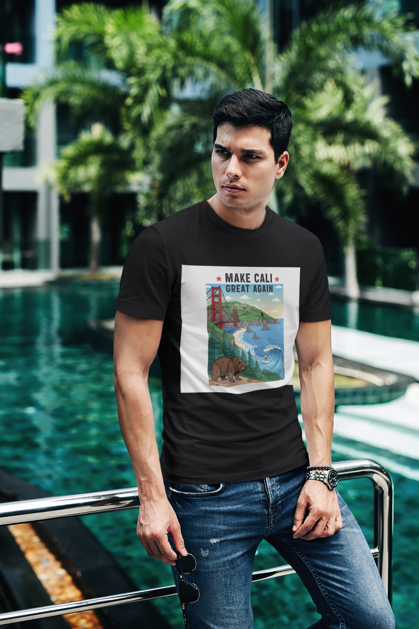 Graphic Tee - Funny "Make Cali Great Again!"
