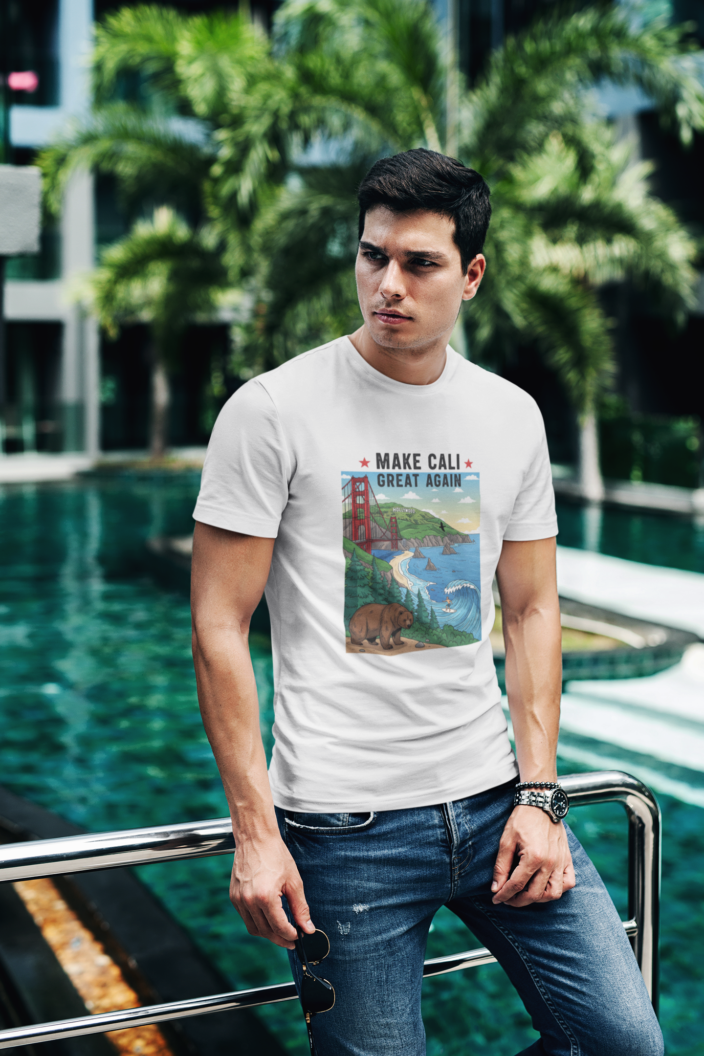 Graphic Tee - Funny "Make Cali Great Again!"
