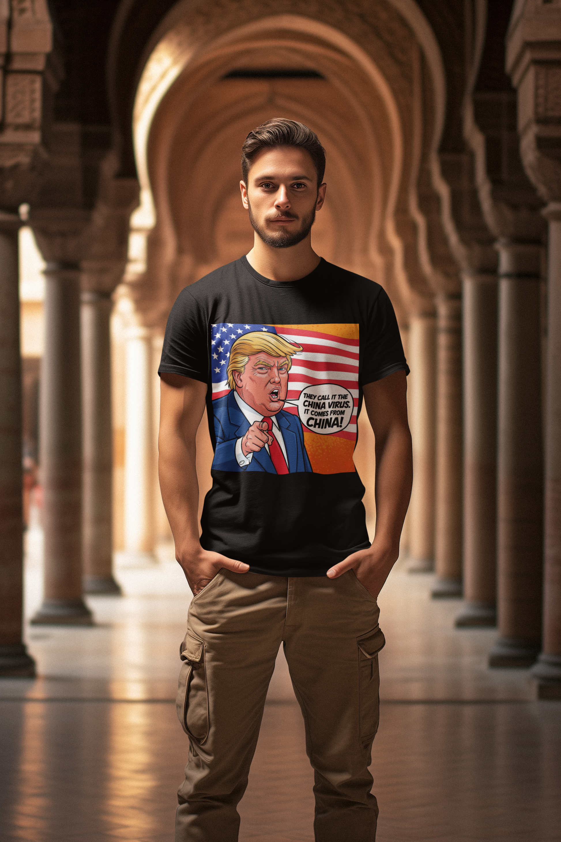 Graphic Tee - Funny "China Virus"