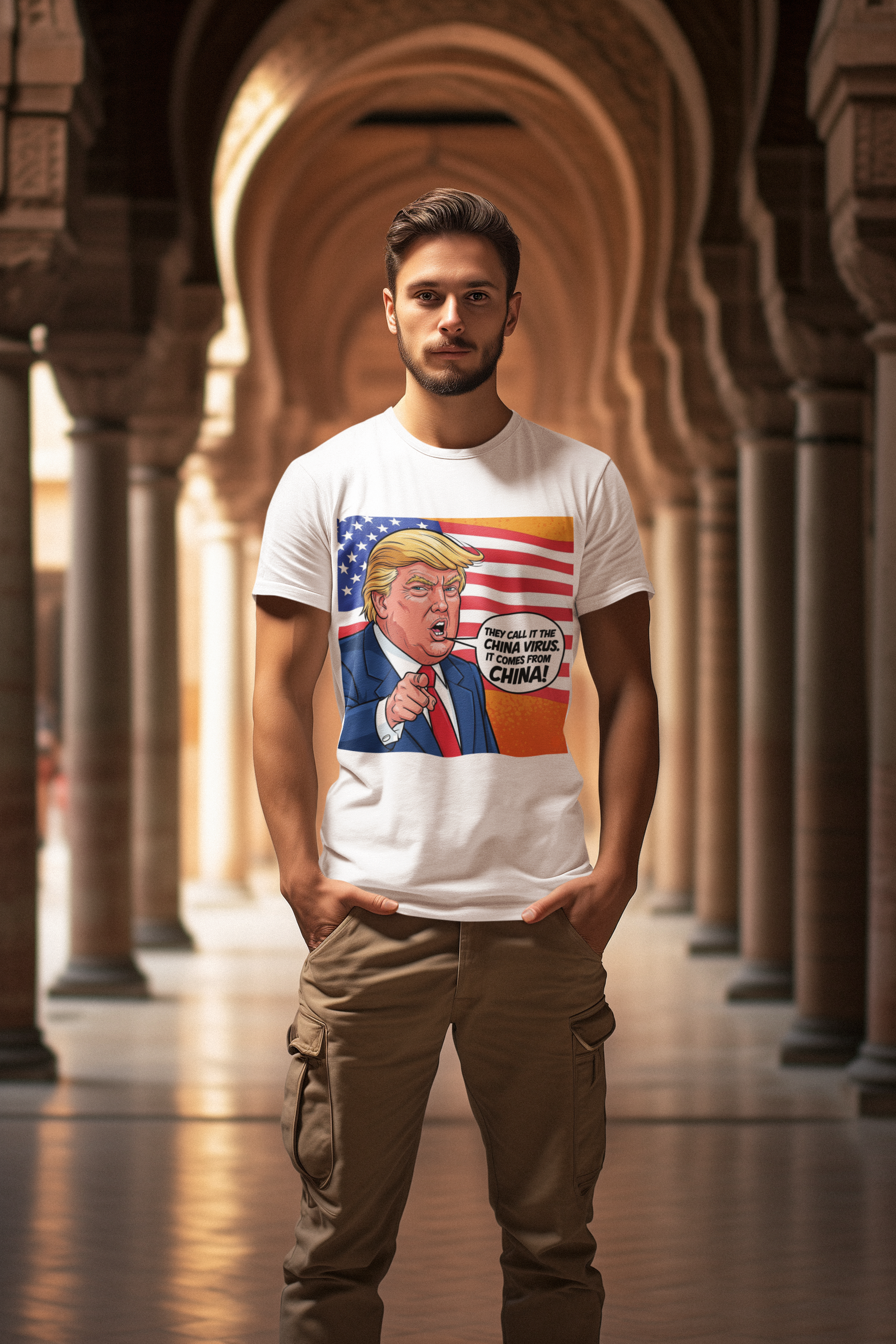 Graphic Tee - Funny "China Virus"