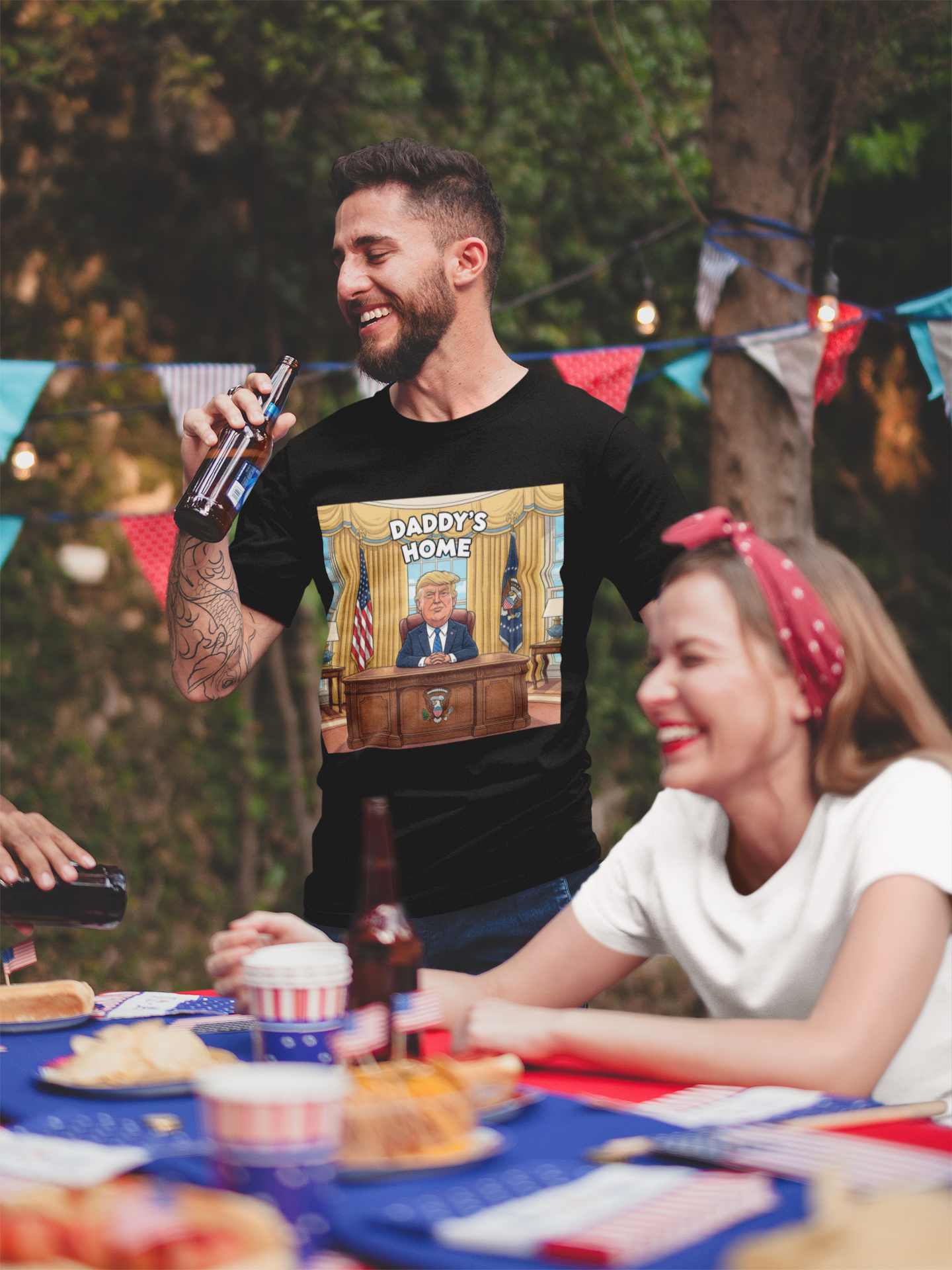 Graphic Tee - Funny "Daddy's Home"