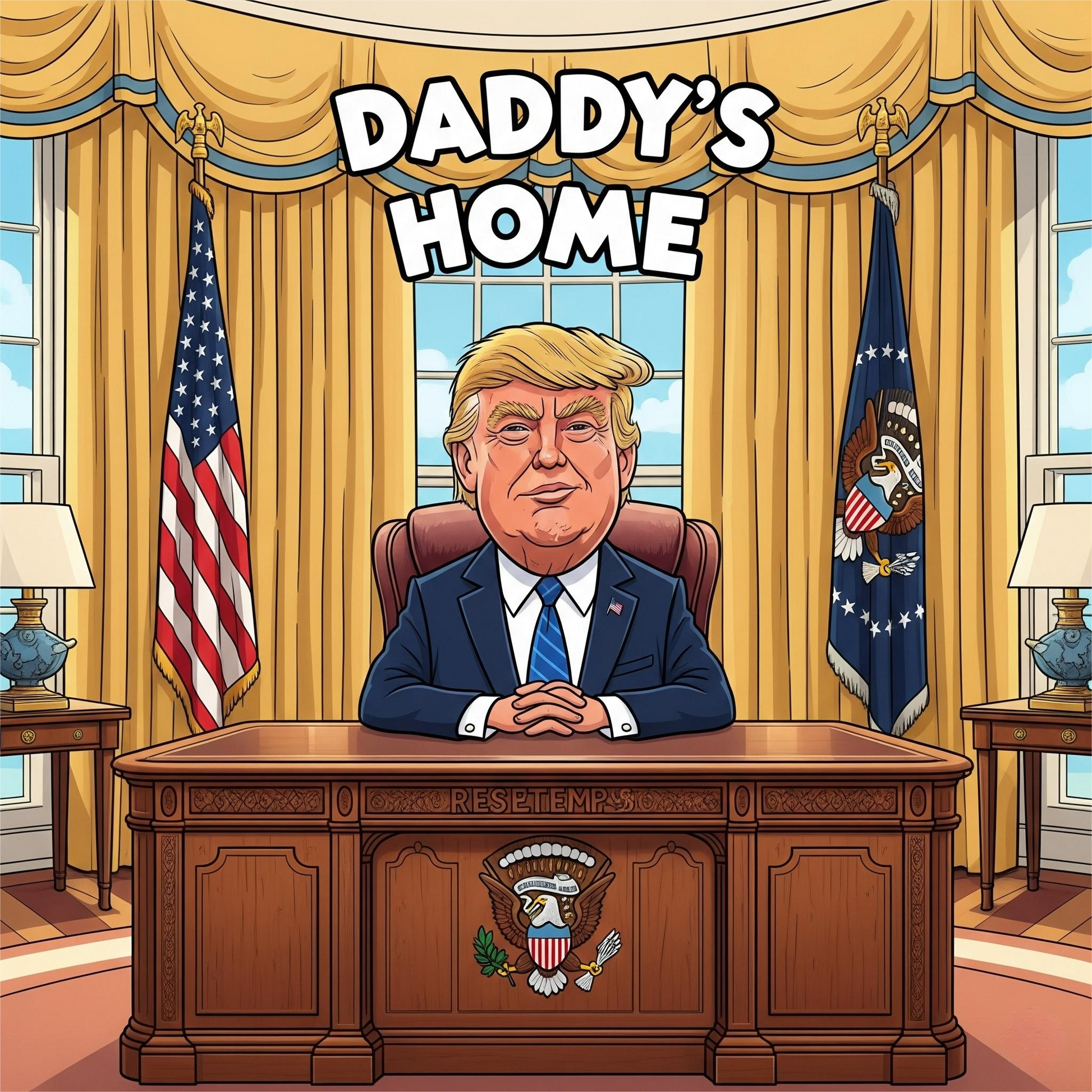Graphic Tee - Funny "Daddy's Home"