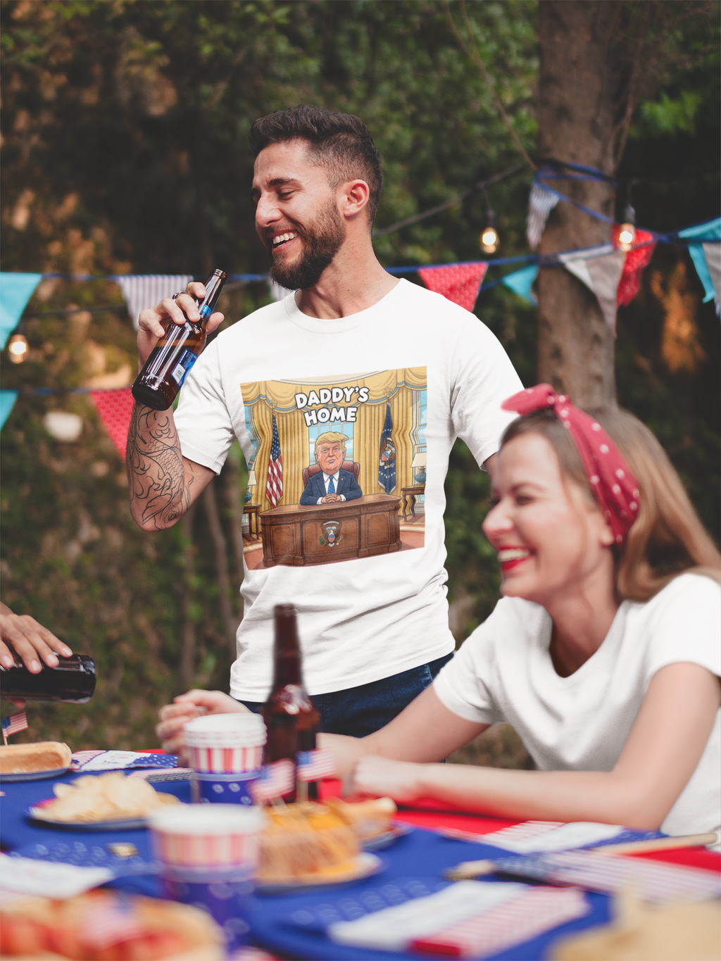 Graphic Tee - Funny "Daddy's Home"
