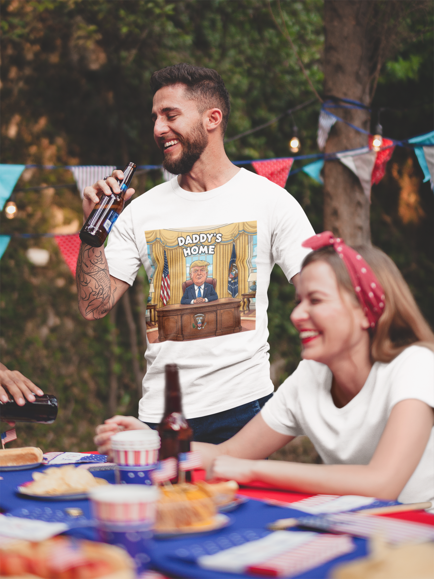 Graphic Tee - Funny "Daddy's Home"
