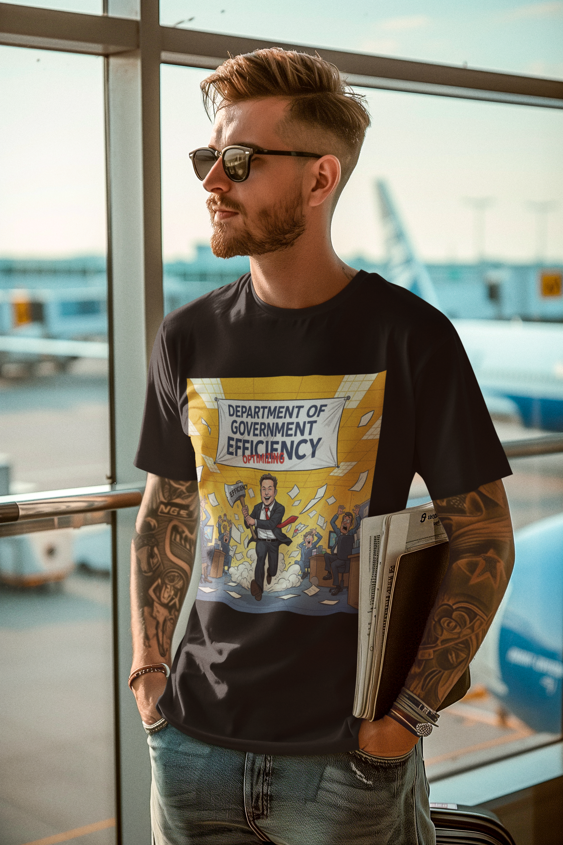Graphic Tee - Funny "D.O.G.E."