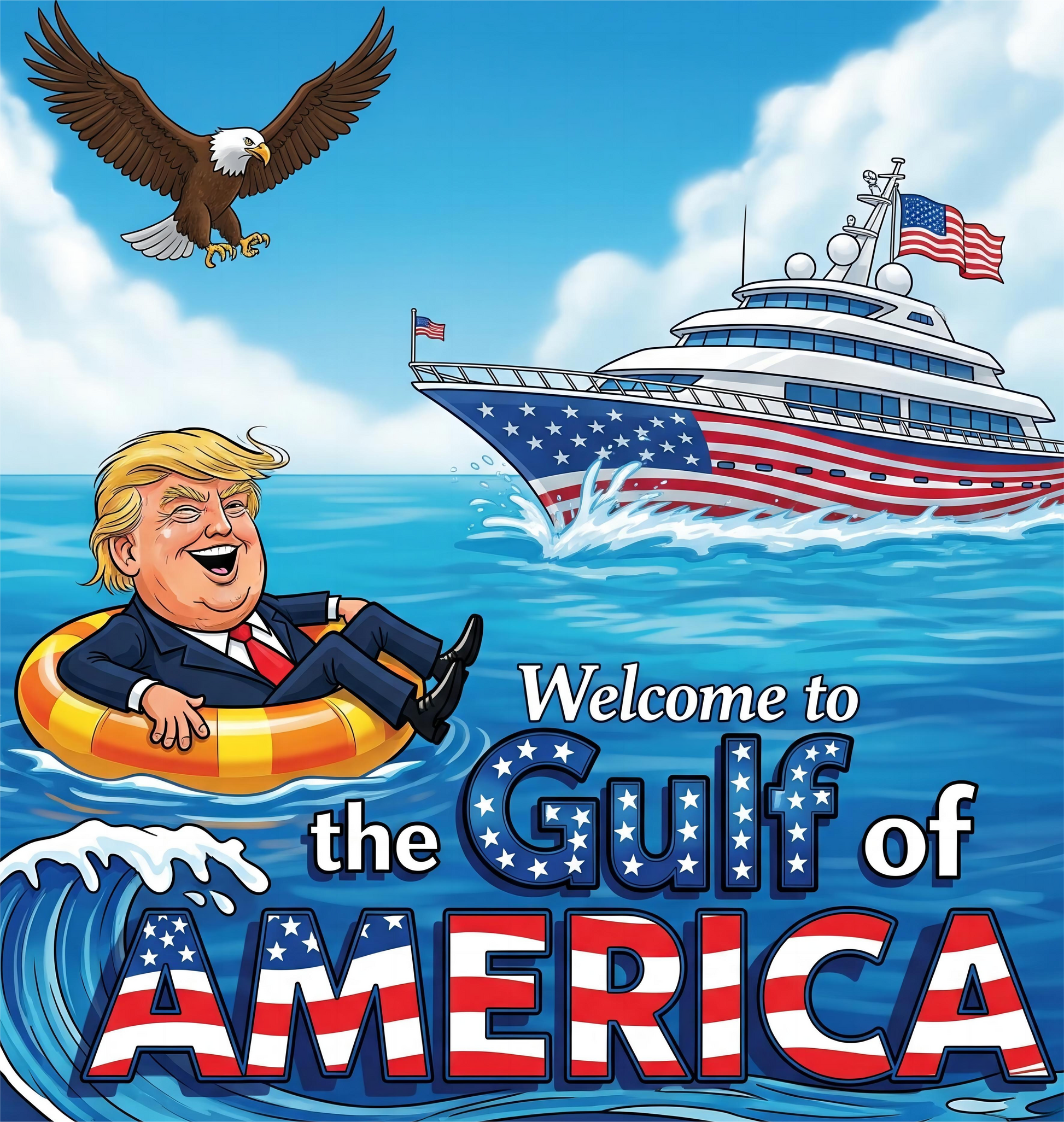 Graphic Tee - Funny "The Gulf of AMERICA V2"