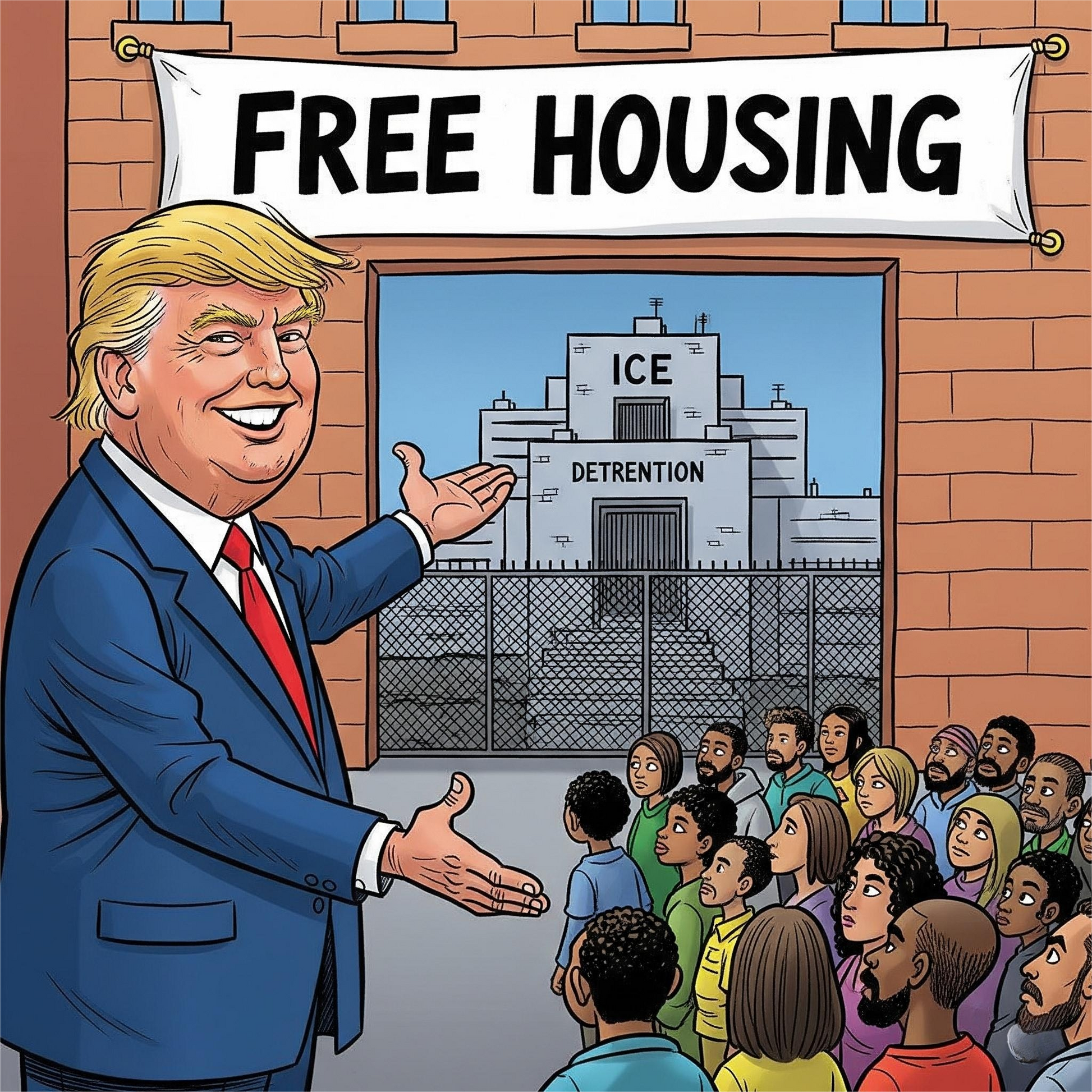 Graphic Tee - Funny "Free Housing"