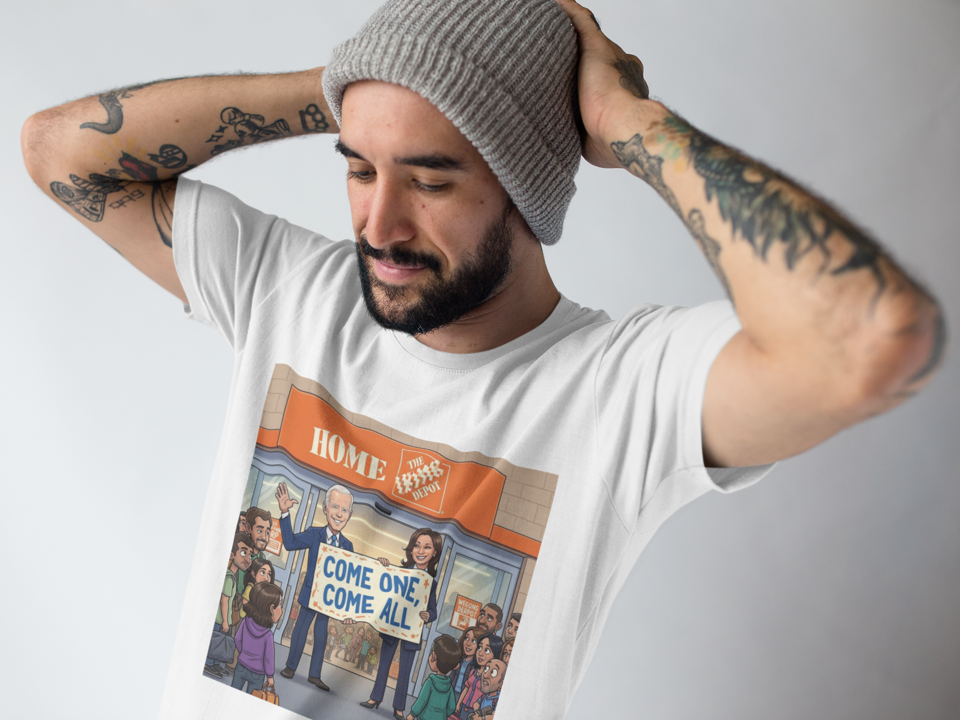 Graphic Tee - Funny Biden "Welcome Home"