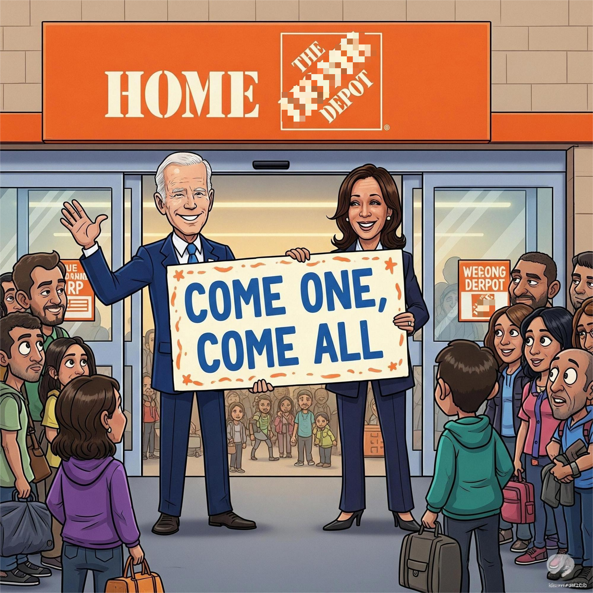 Graphic Tee - Funny Biden "Welcome Home"