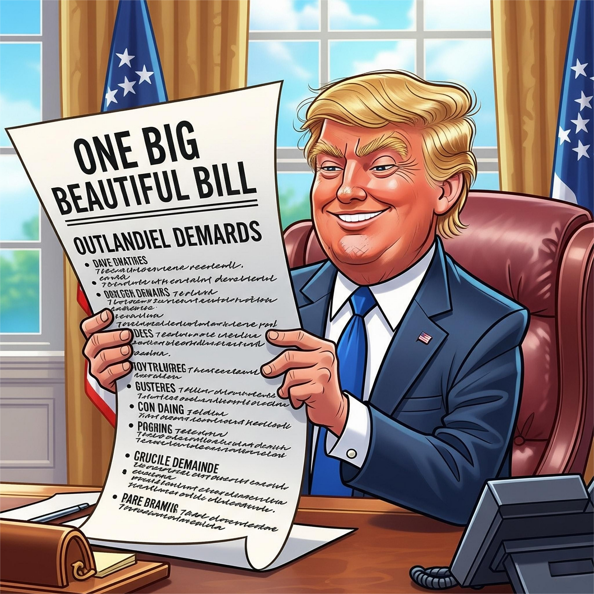 Graphic Tee - Funny "Trump's Big Beautiful Bill"