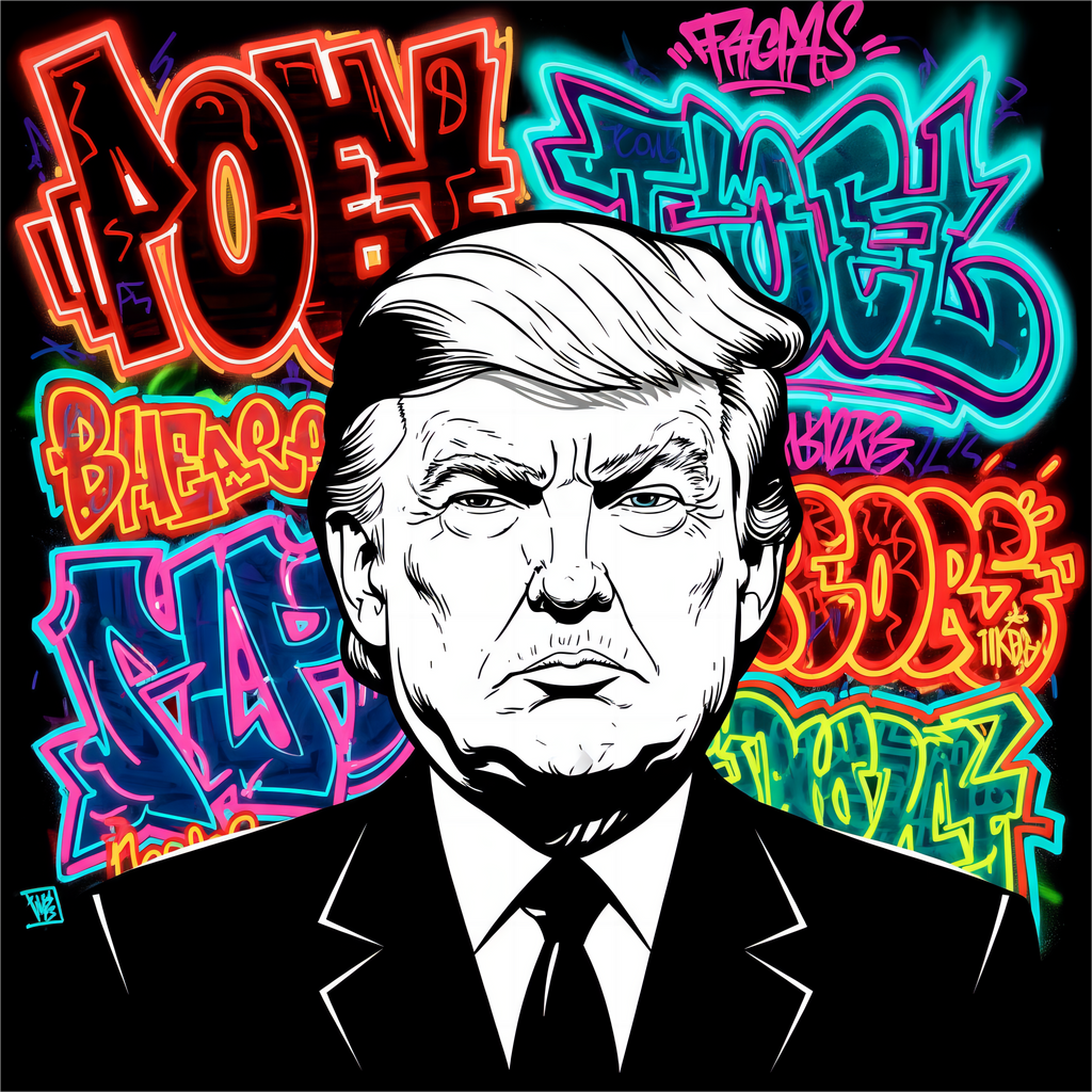 Graphic Tee - Street Collection: "Gangsta President"