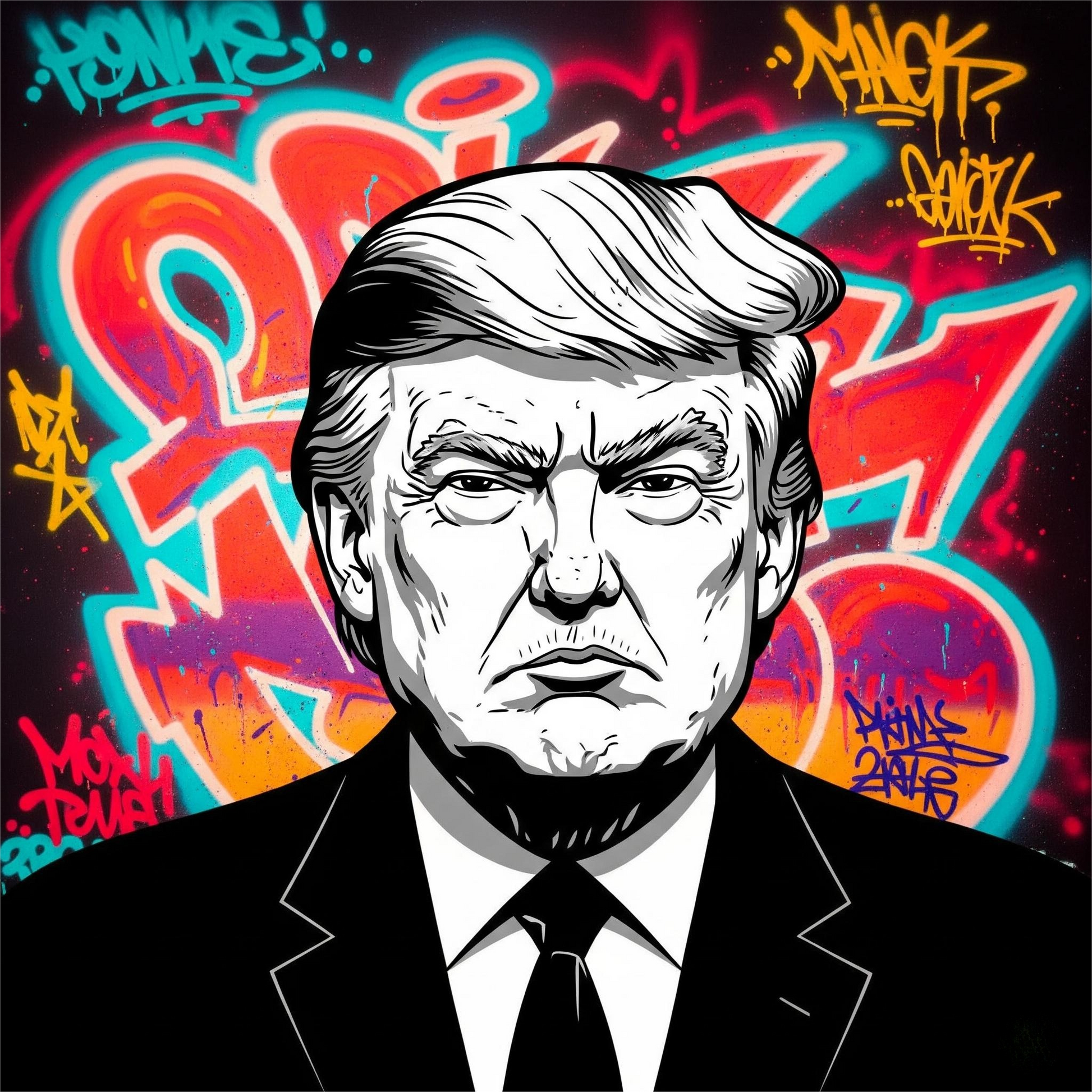 Graphic Tee - Street Collection: "Gangsta President v.2"