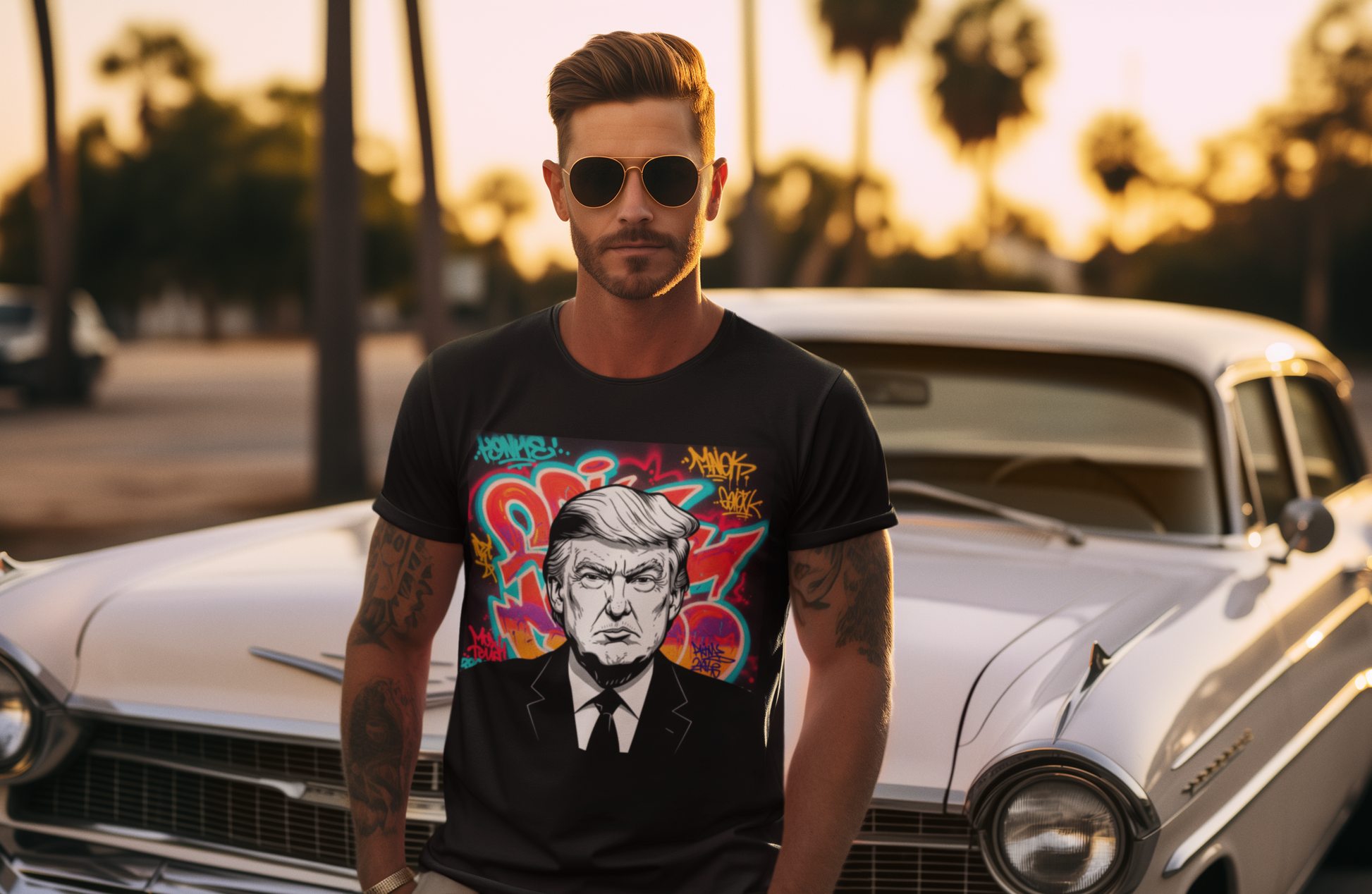 Graphic Tee - Street Collection: "Gangsta President v.2"