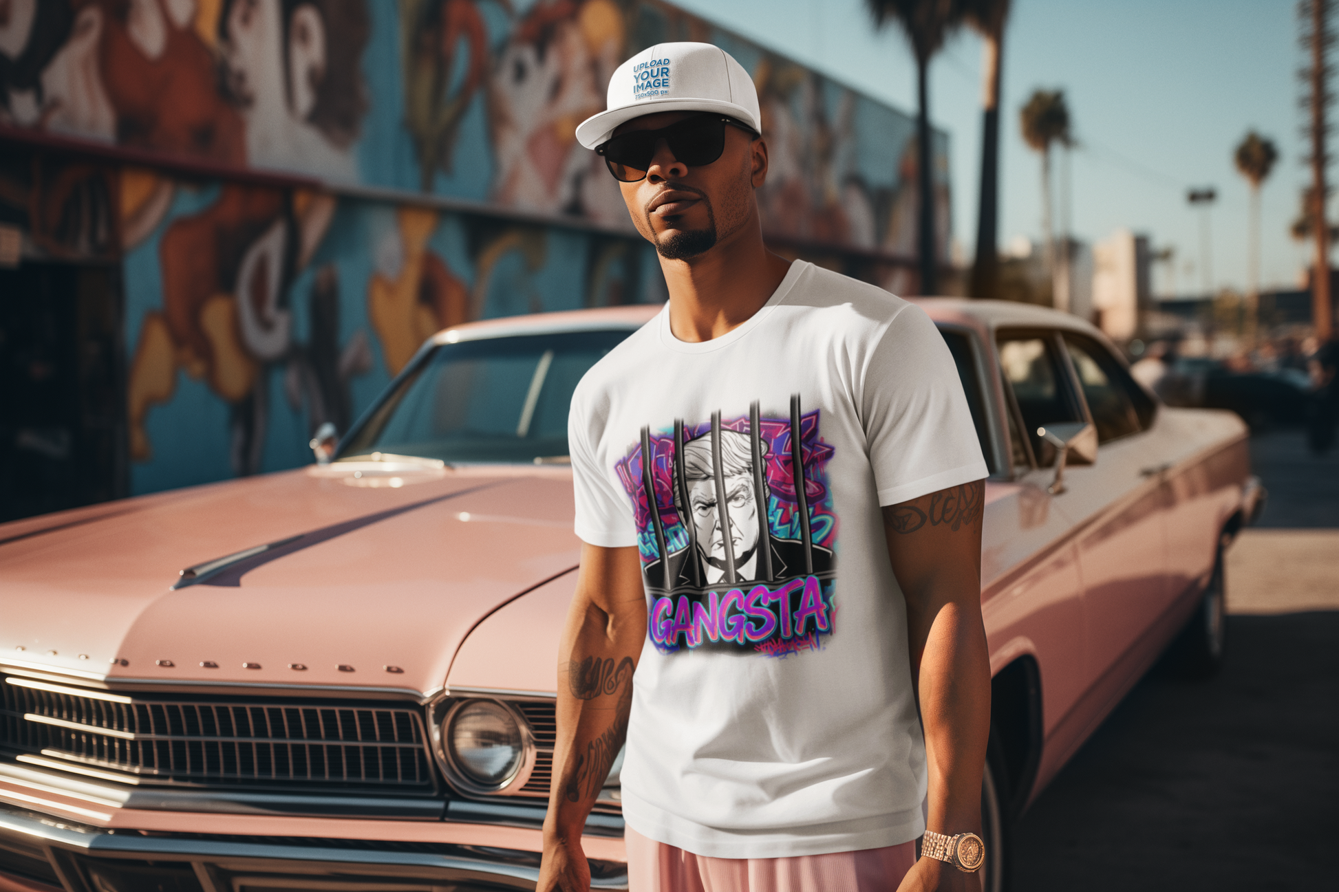 Graphic Tee - Street Collection: "Gangsta President V.3"