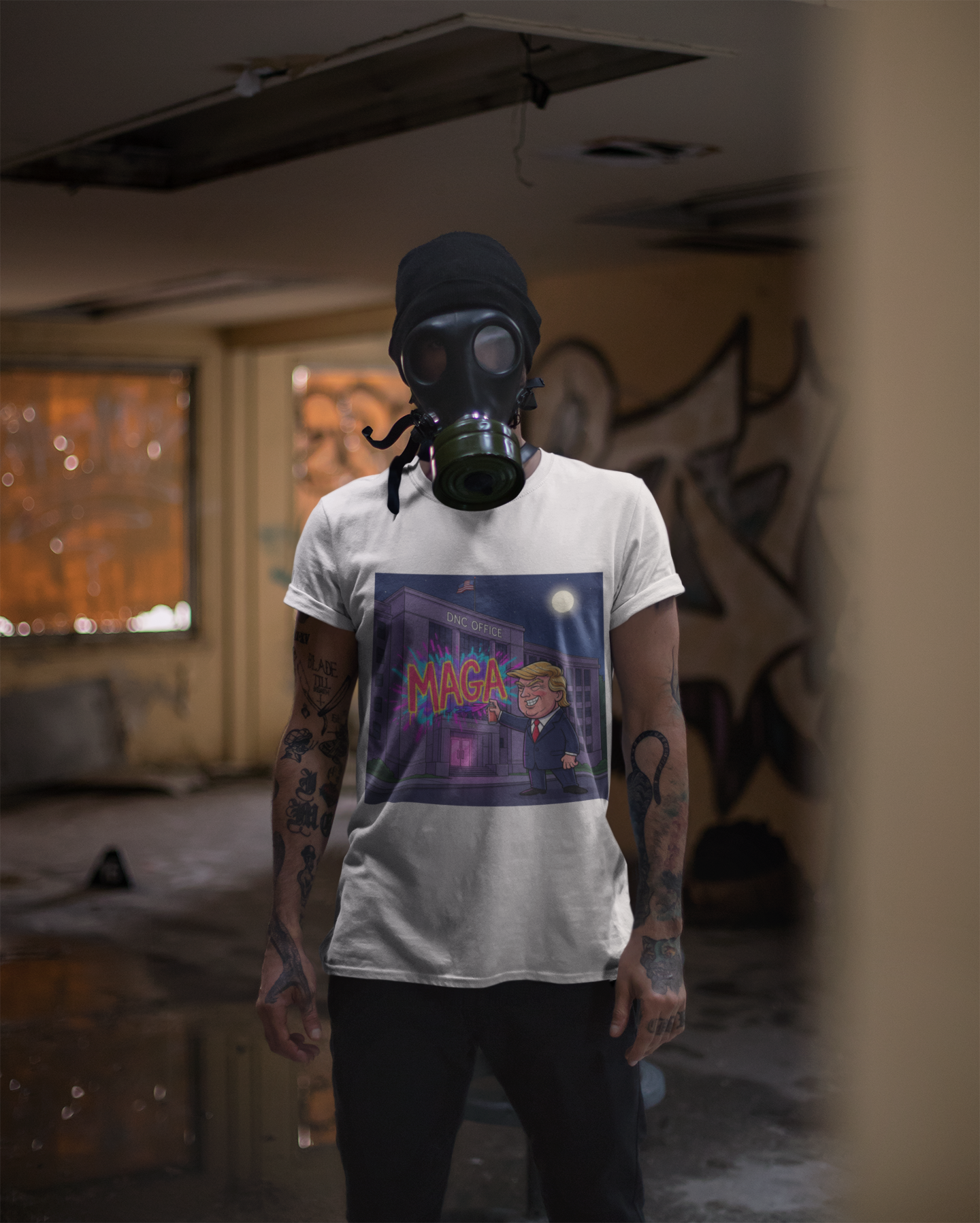 Graphic Tee - Street Collection: "Trump Graffiti"