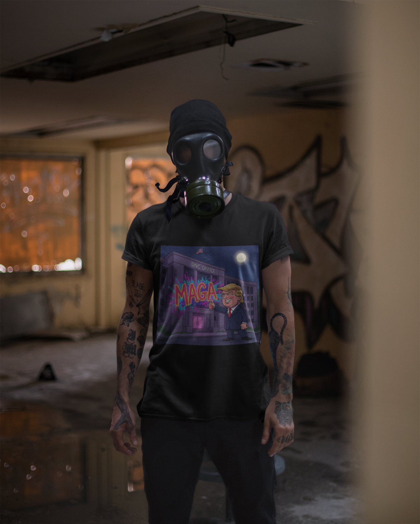 Graphic Tee - Street Collection: "Trump Graffiti"