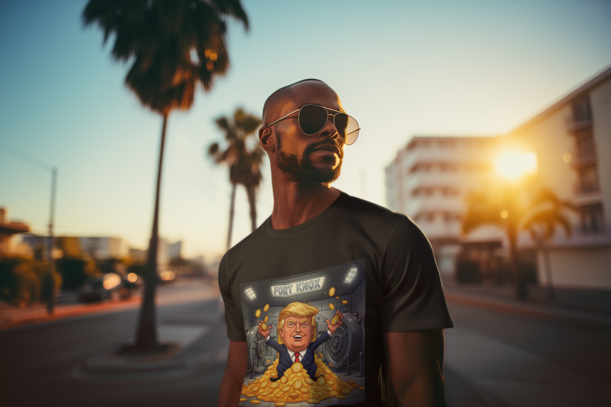 Graphic Tee - Funny "Crypto King"