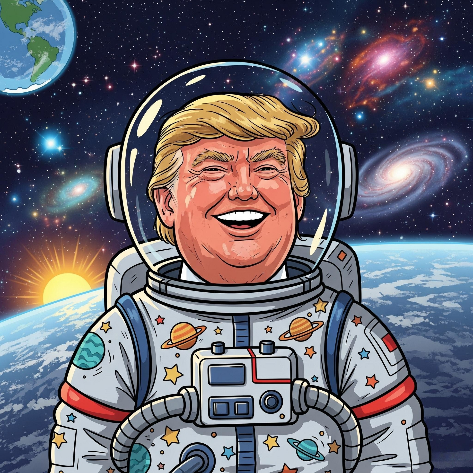 Graphic Tee - Funny "Make the Galaxy Great Again"
