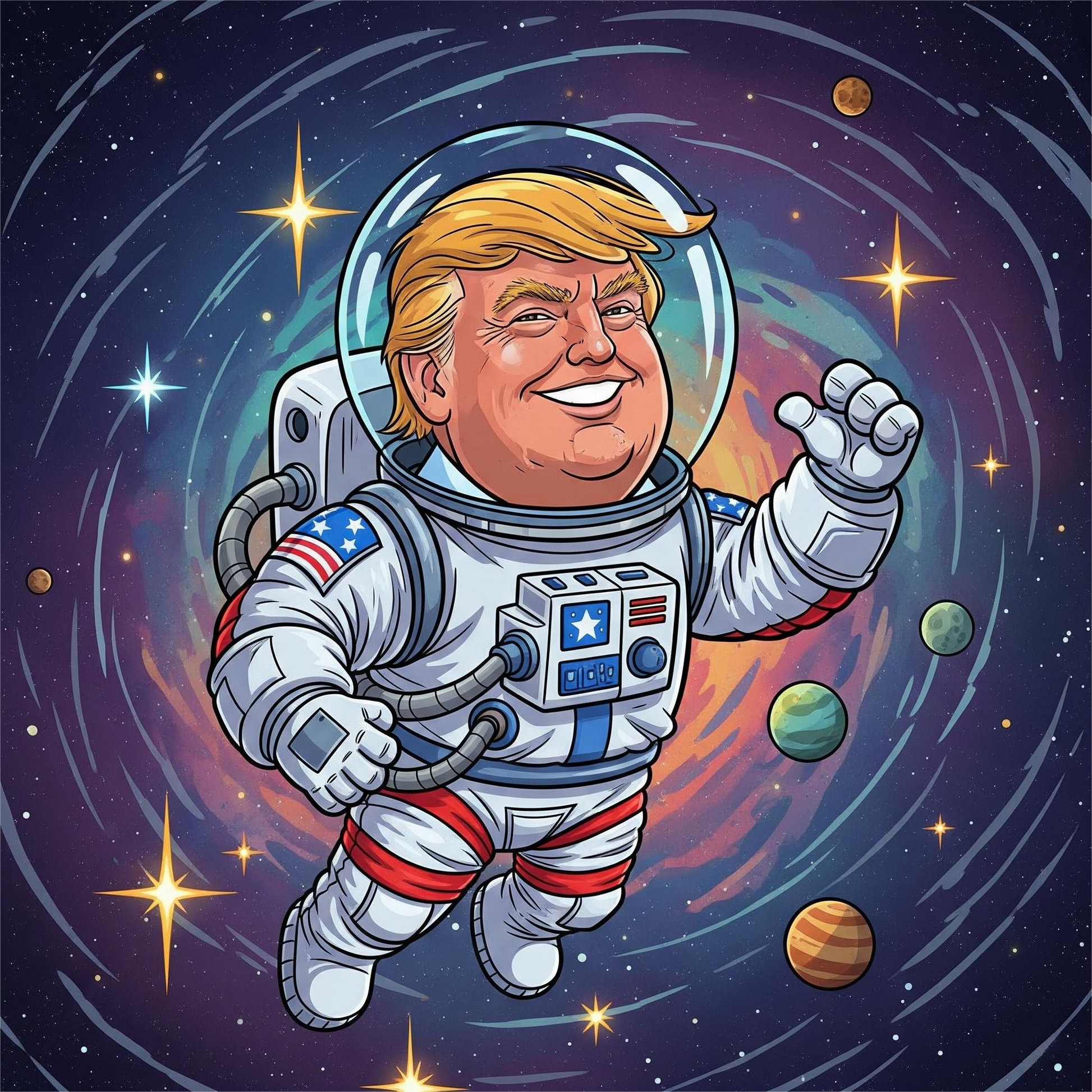 Graphic Tee - Funny "Make the Galaxy Great Again v2"