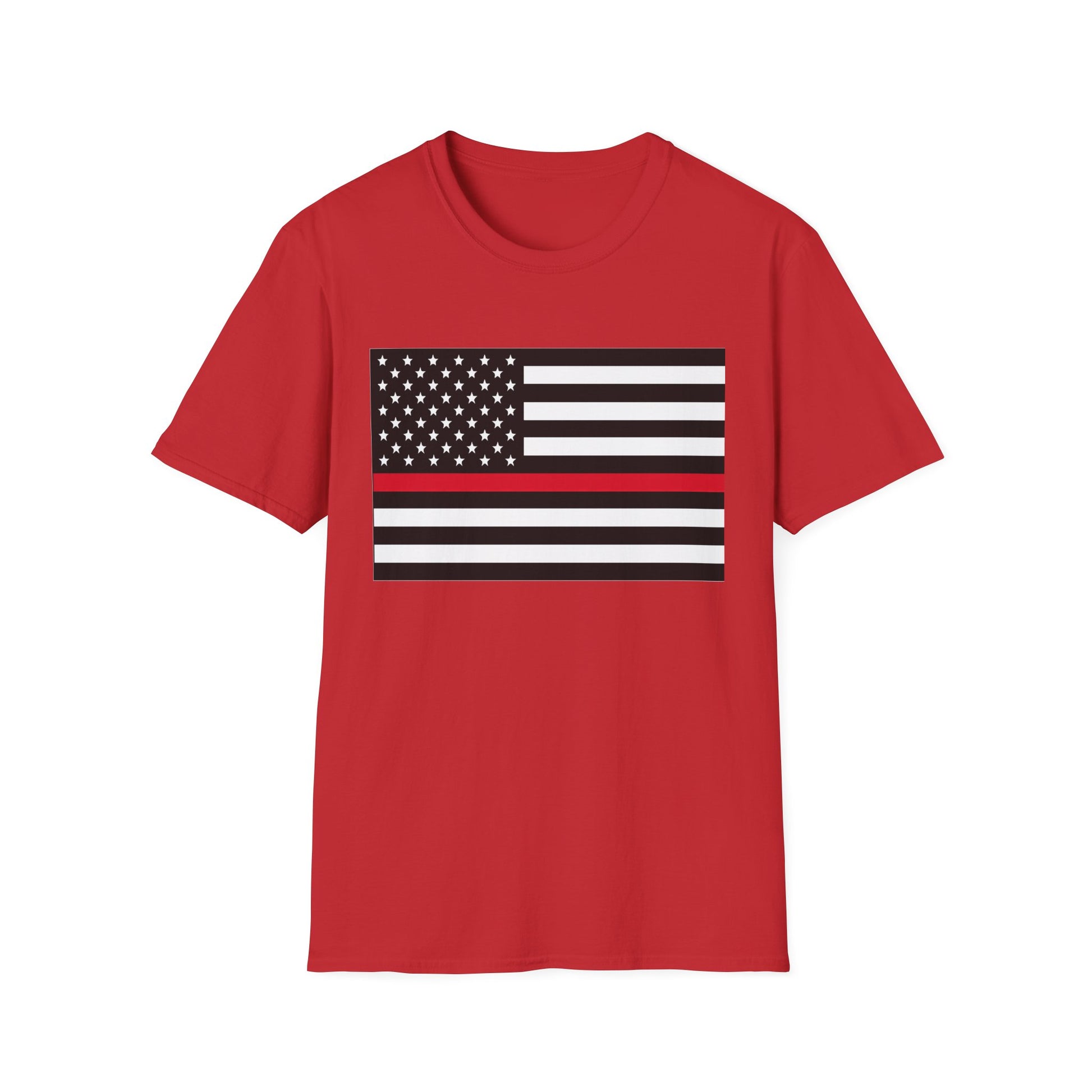 American Heritage Graphic Short Tee - American Flag "Fire Fighters"