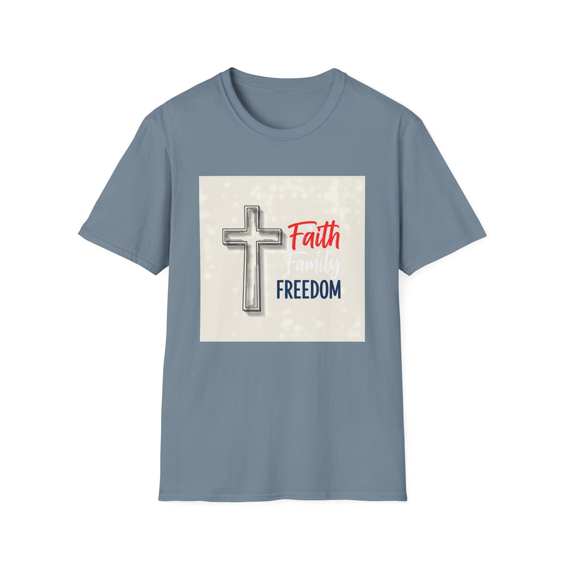 American Heritage Graphic Short Tee - "Faith Family Freedom V.4"