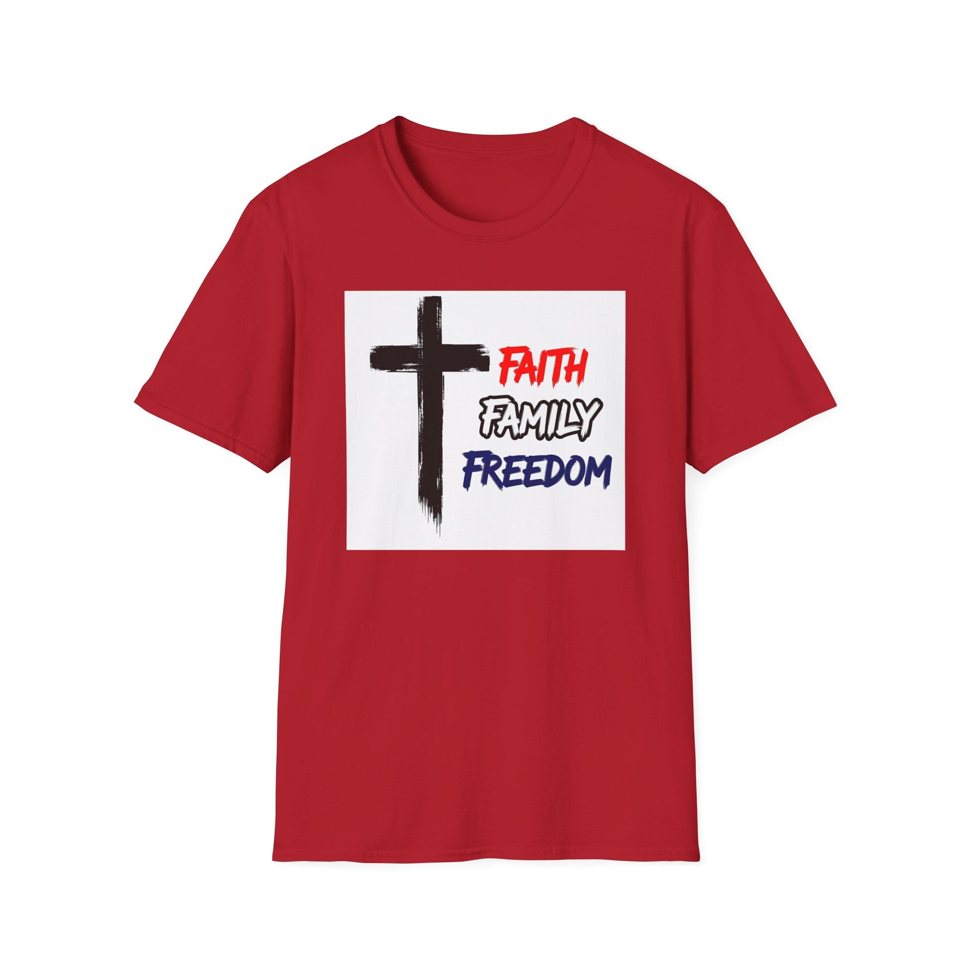 American Heritage Graphic Short Tee - "Faith Family Freedom V.1"