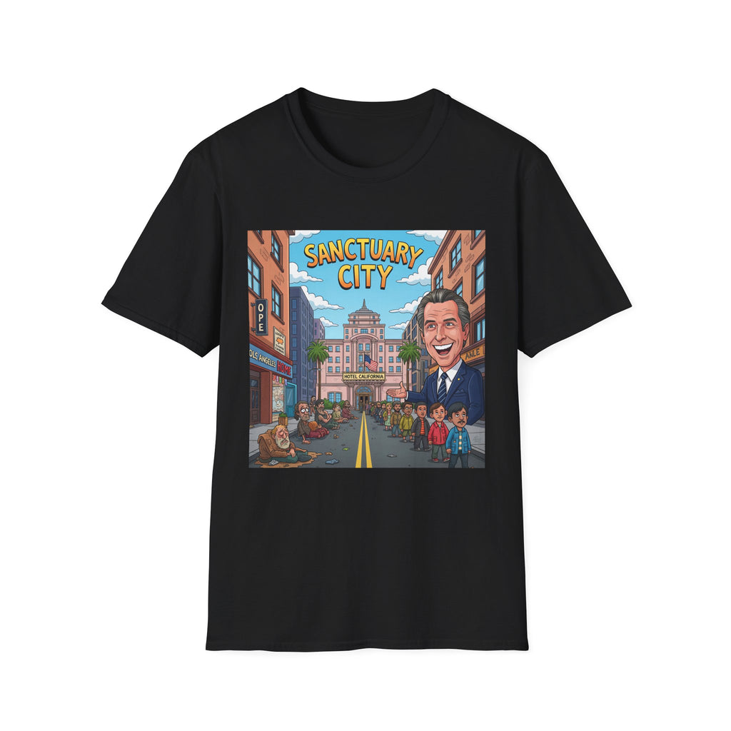 Graphic Tee - Funny "Sanctuary City, CA."