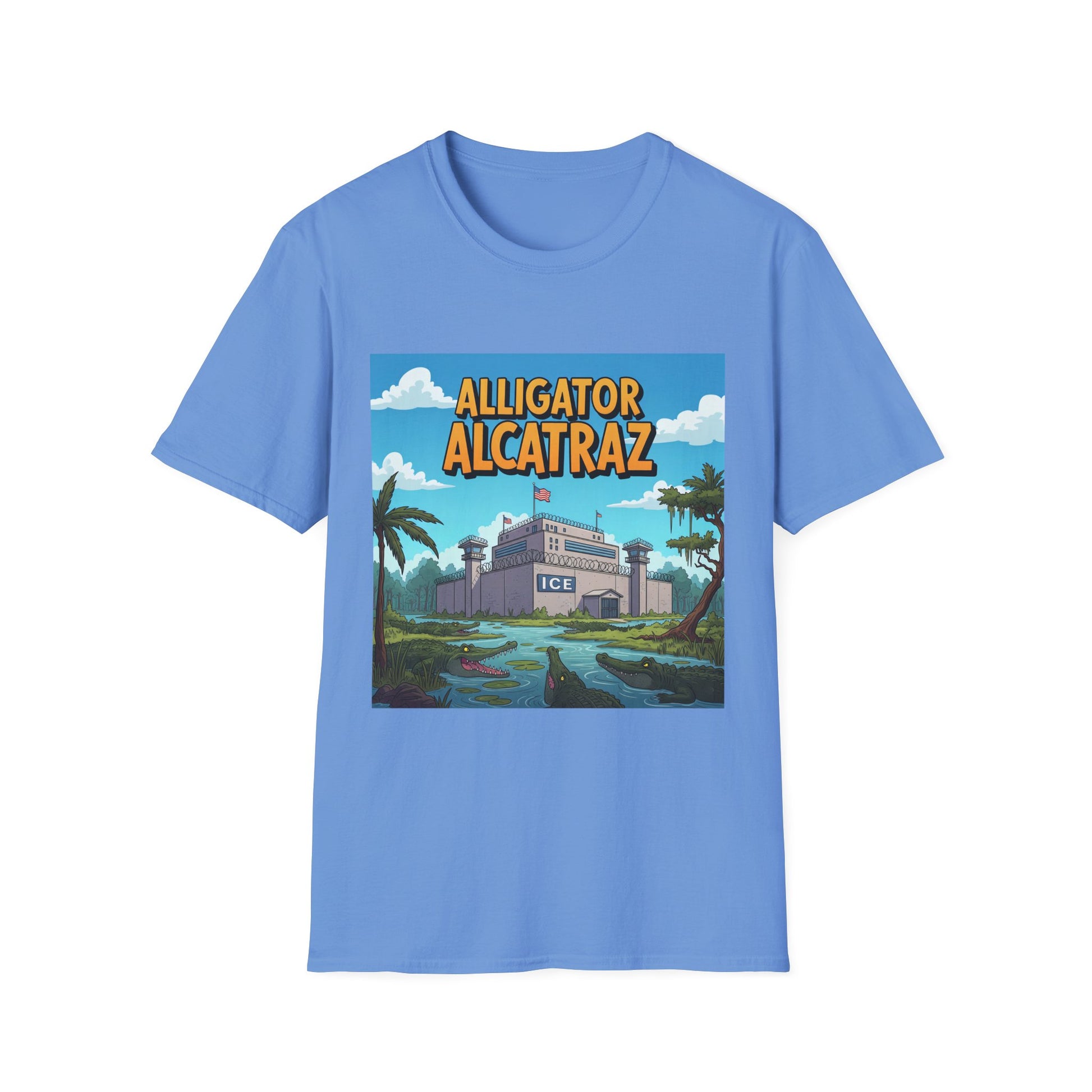 Graphic Tee - Funny "Alligator Alcatraz"