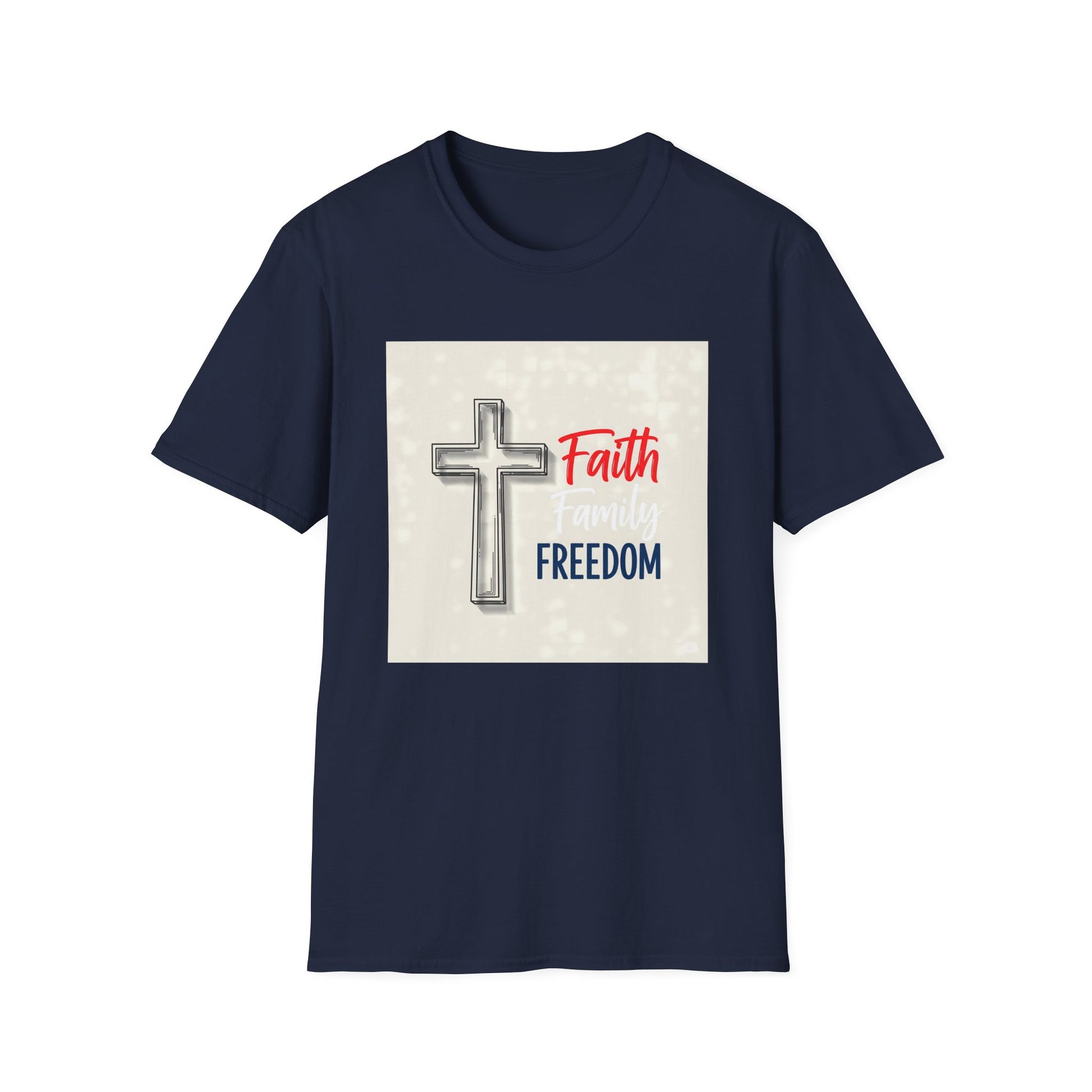 American Heritage Graphic Short Tee - "Faith Family Freedom V.4"