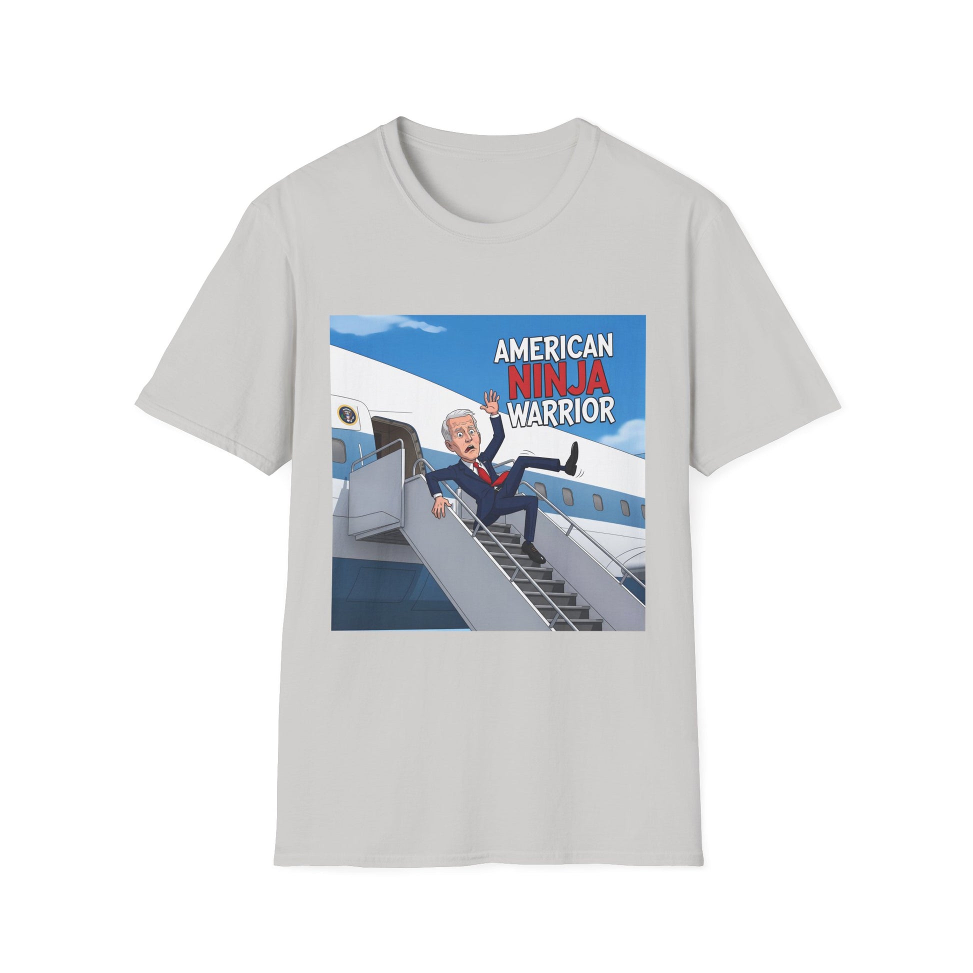 Graphic Tee - Funny Joe Biden "American Ninja Warrior"