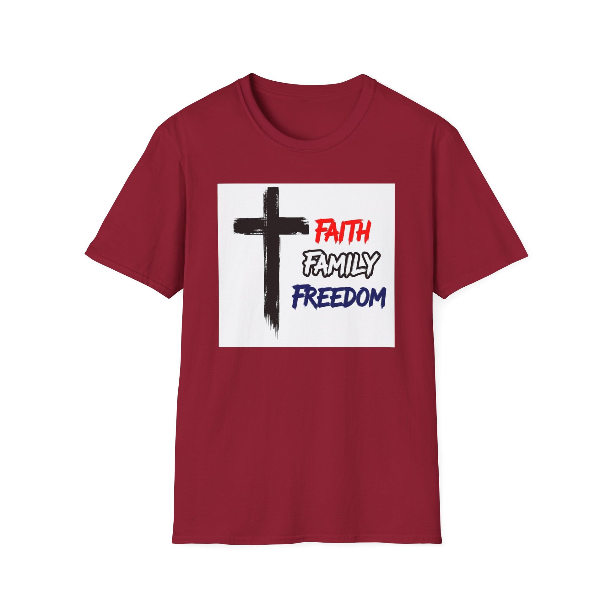 American Heritage Graphic Short Tee - "Faith Family Freedom V.1"