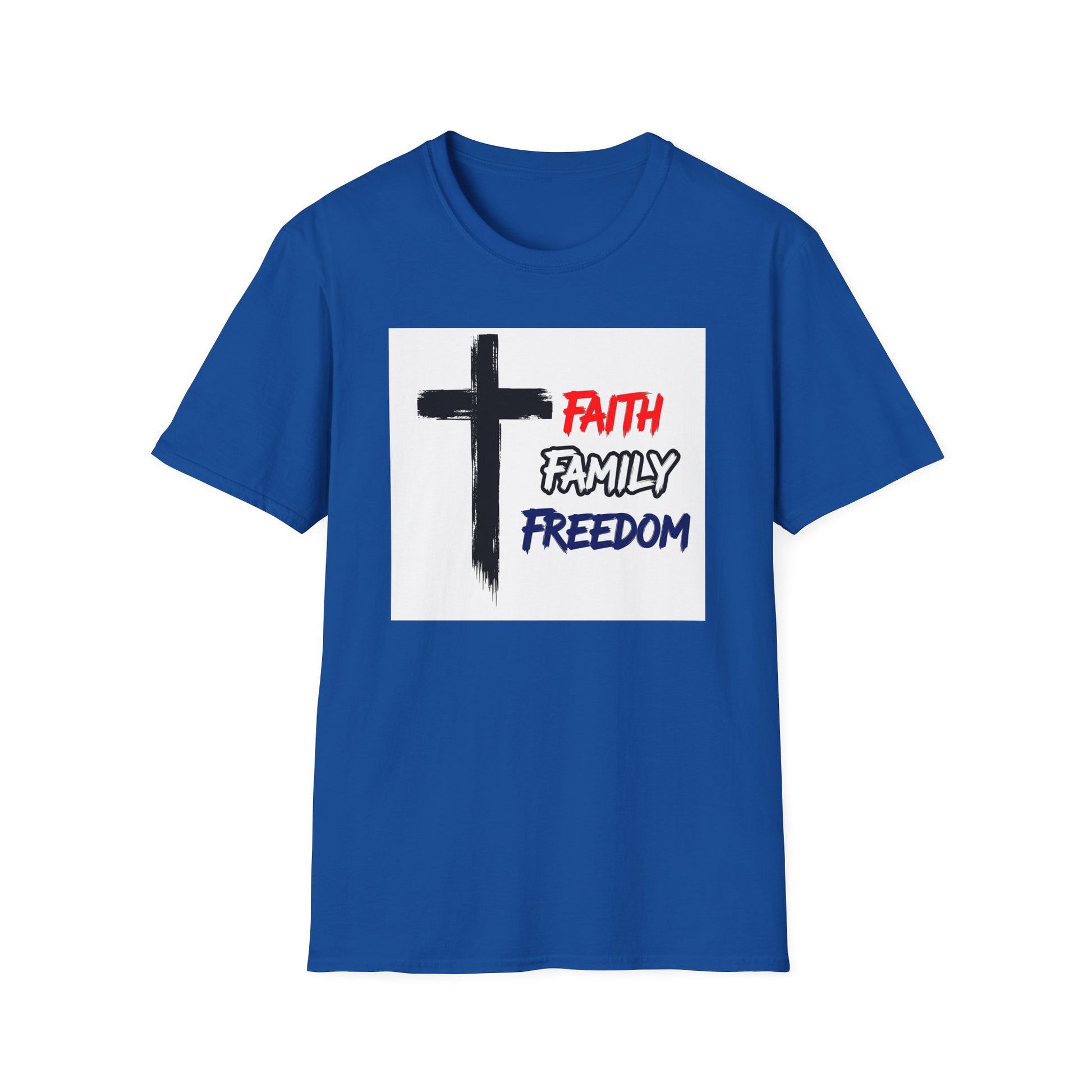 American Heritage Graphic Short Tee - "Faith Family Freedom V.1"