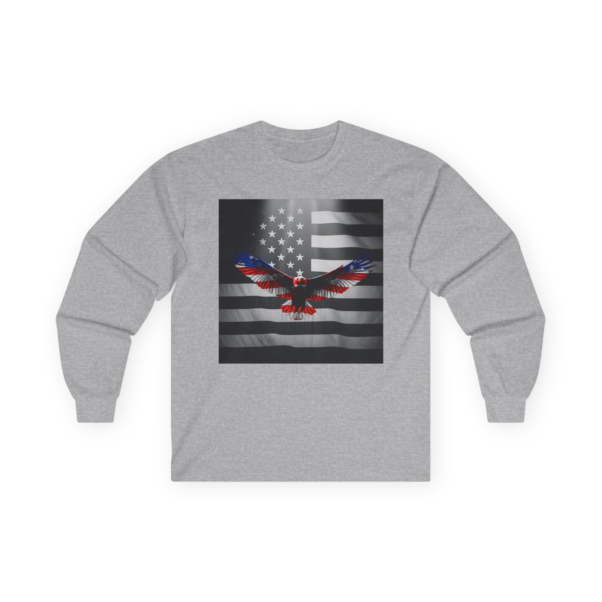 American Heritage Graphic Long Sleeve Tee - "Soaring Eagle"
