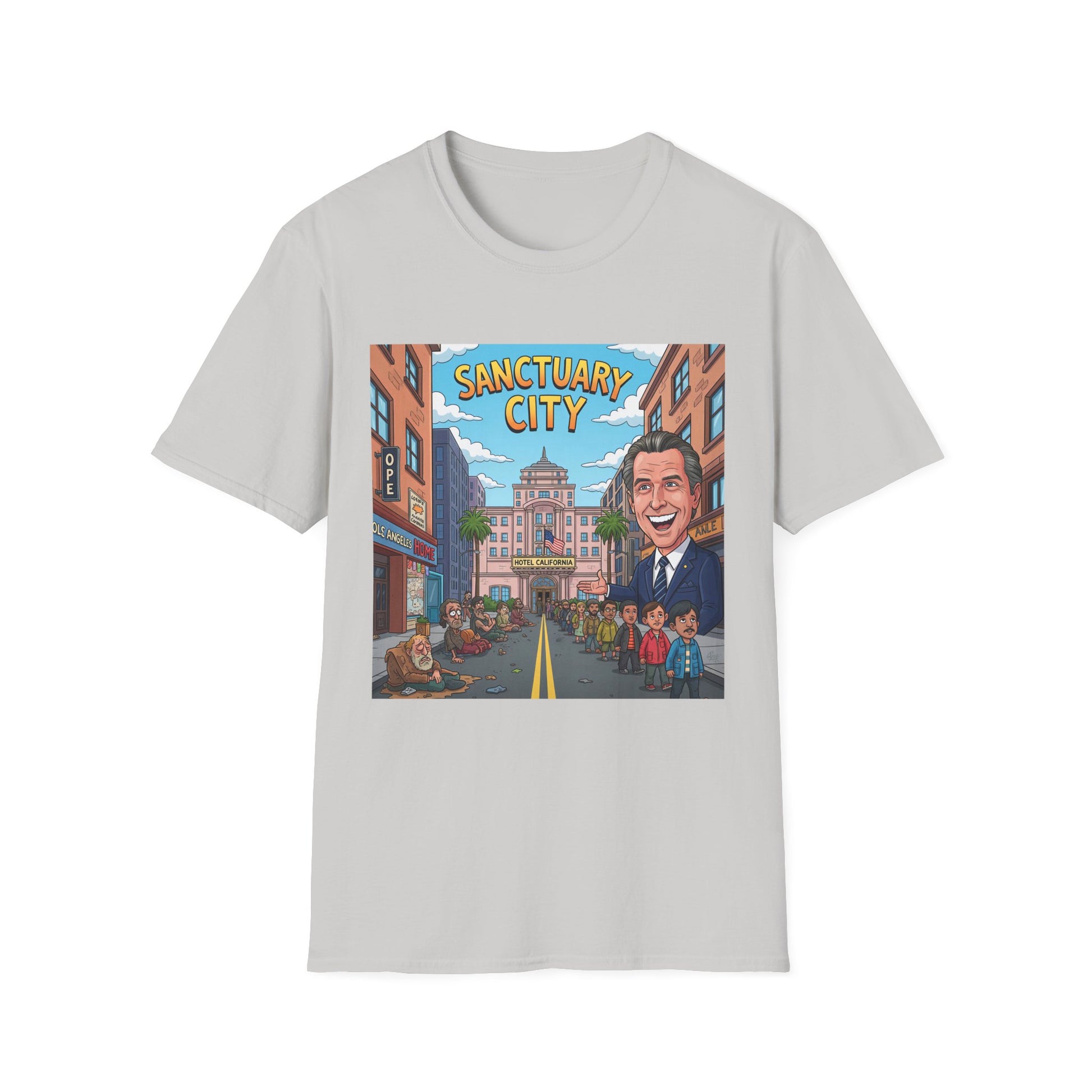 Graphic Tee - Funny "Sanctuary City, CA."