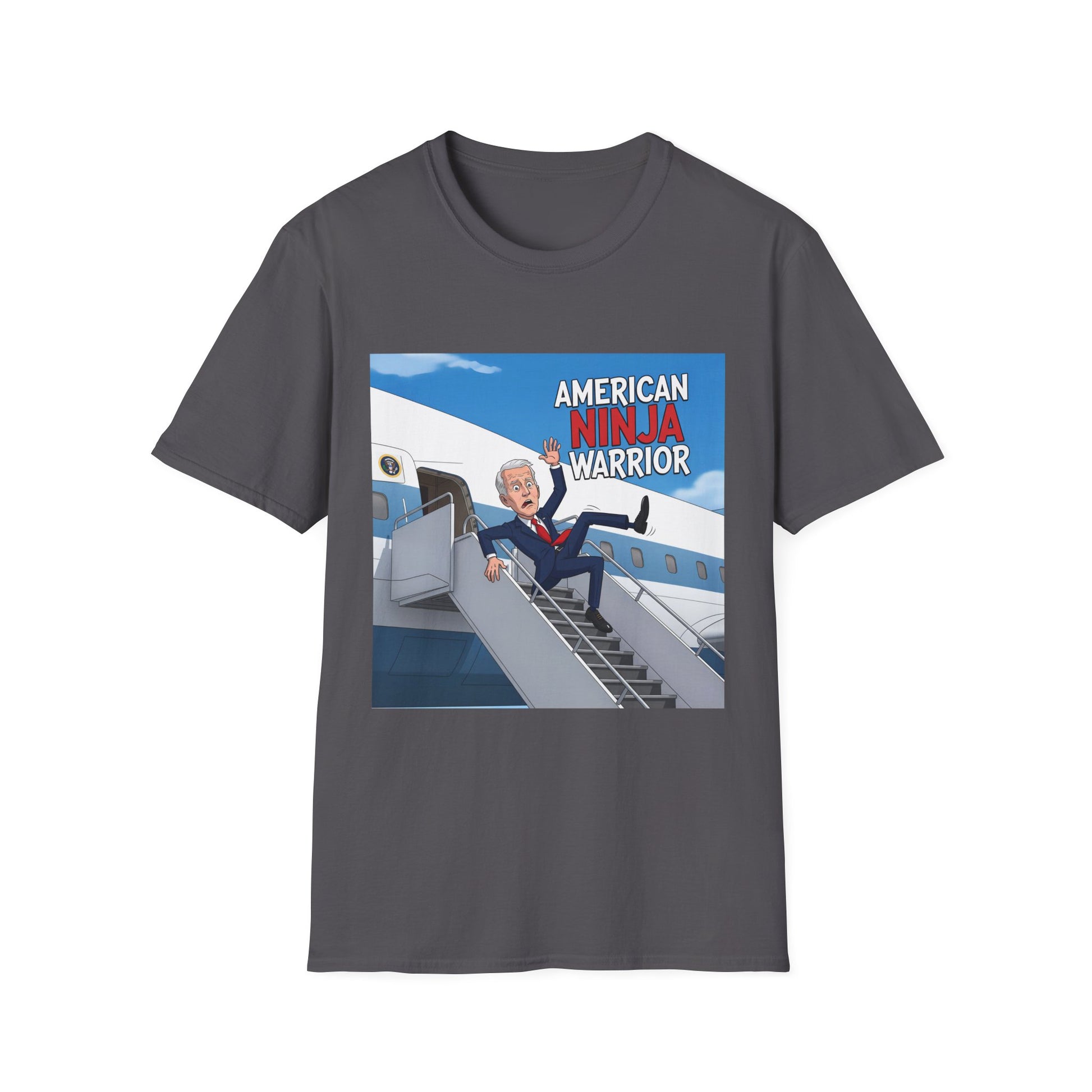 Graphic Tee - Funny Joe Biden "American Ninja Warrior"