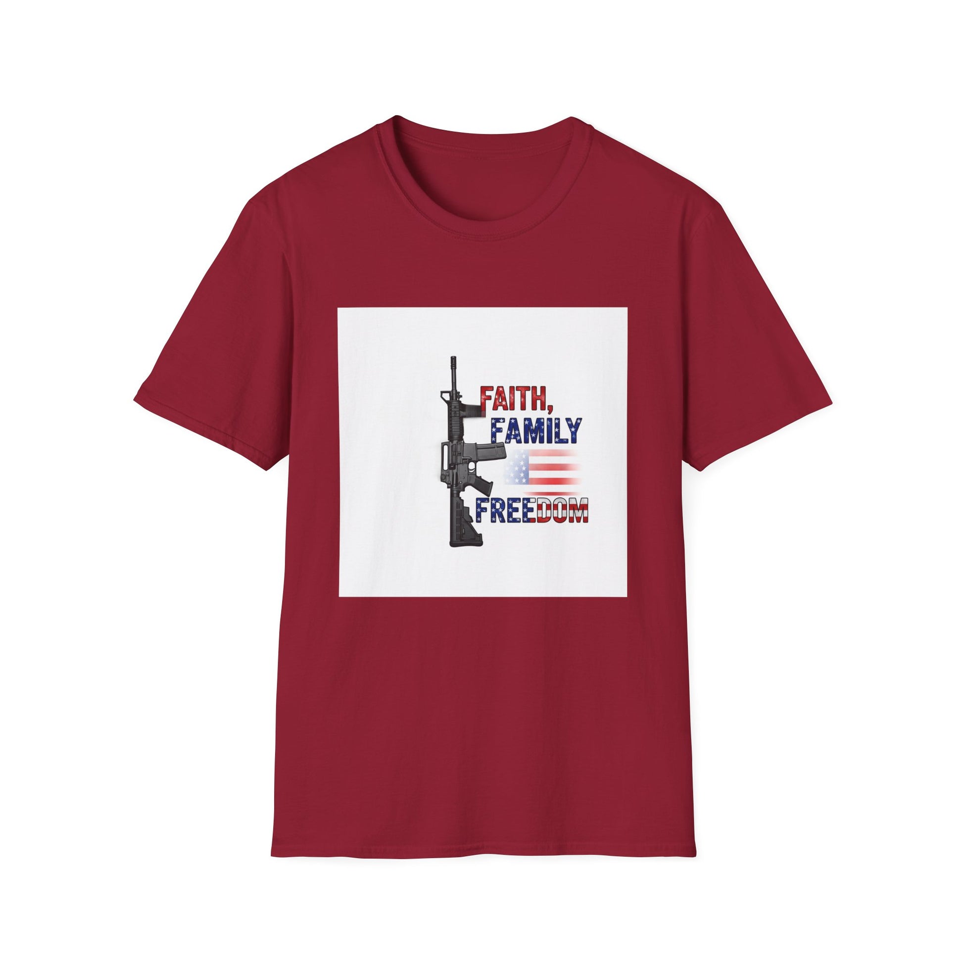 American Heritage Graphic Short Tee - "Faith Family Freedom V.5"